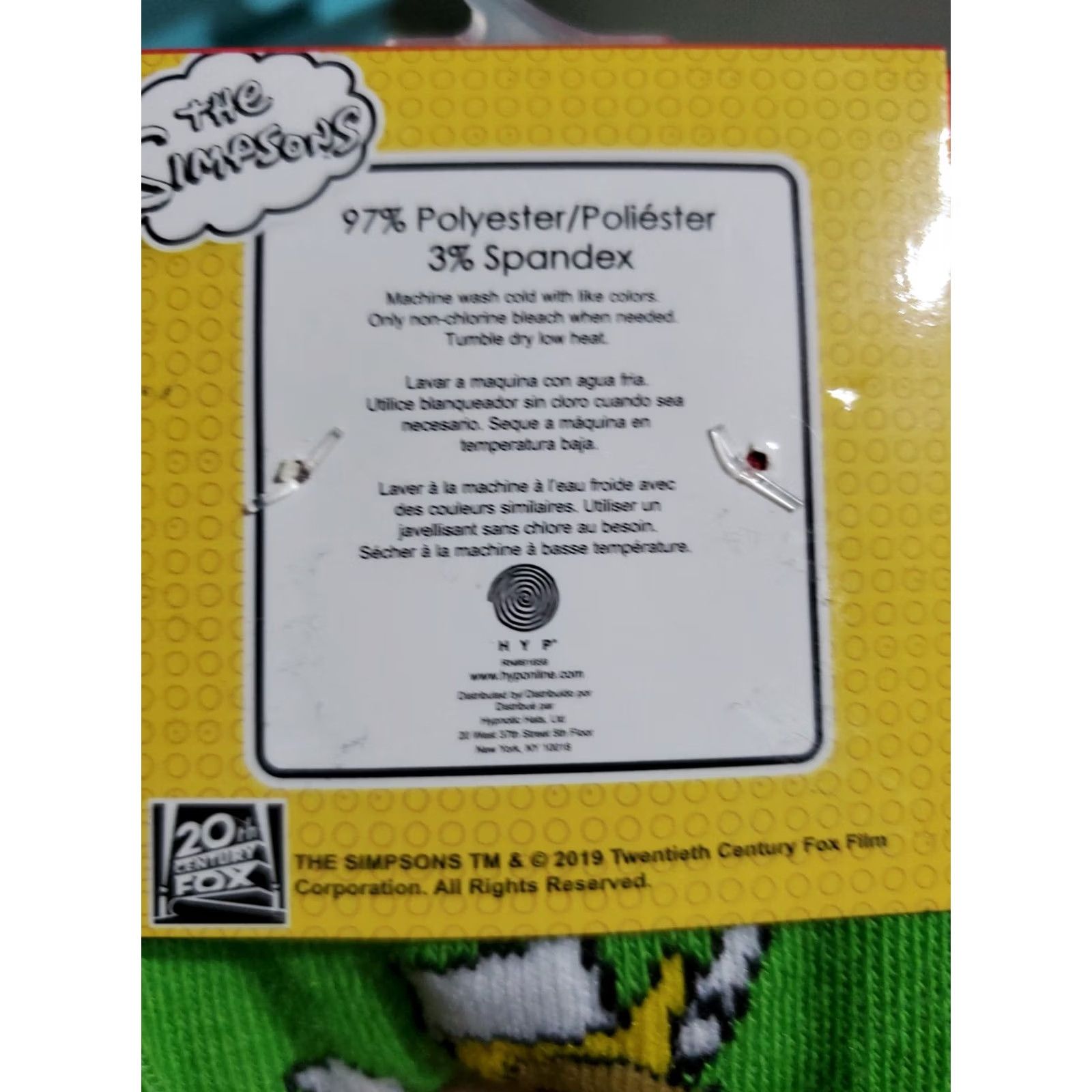 Vintage NEW The SIMPSONS Christmas Crew Socks HOMER & BART In Santa Hats SZ 6-12 Size ONE SIZE - 8 Thumbnail