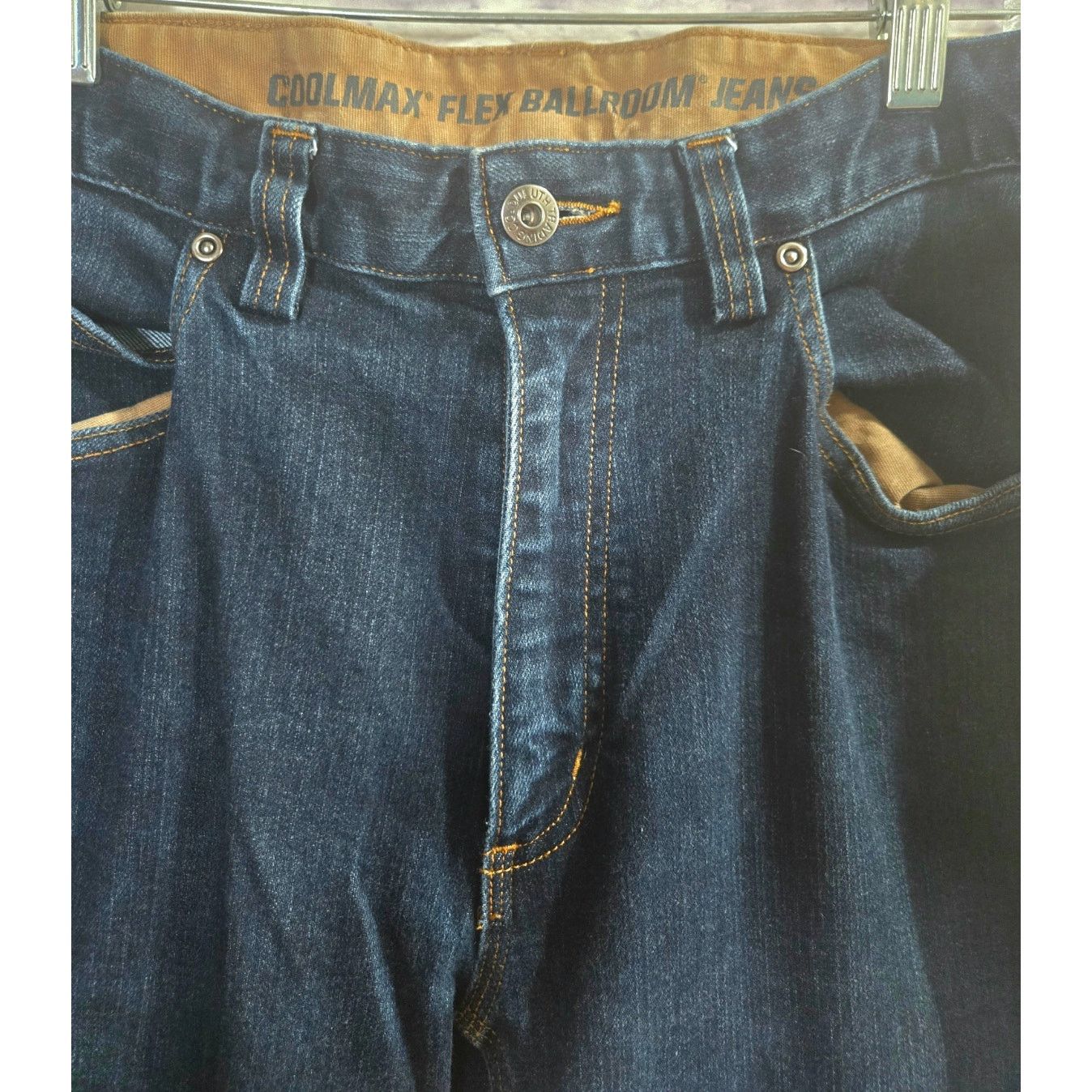 Duluth Trading Company Duluth Trading Co Blue Coolmax Flex Ballroom Jeans 32 X 32 Size US 32 / EU 48 - 2 Thumbnail