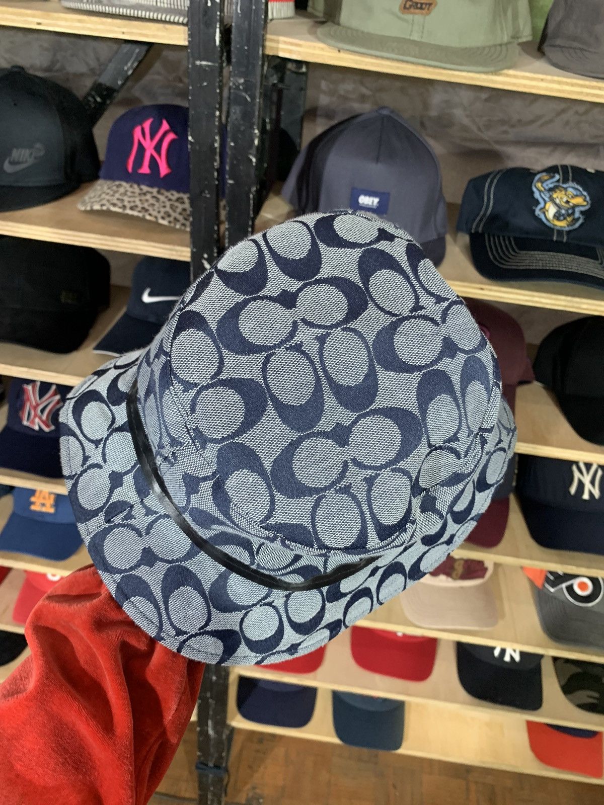 Coach Coach buckethats monogram Size ONE SIZE - 3 Thumbnail