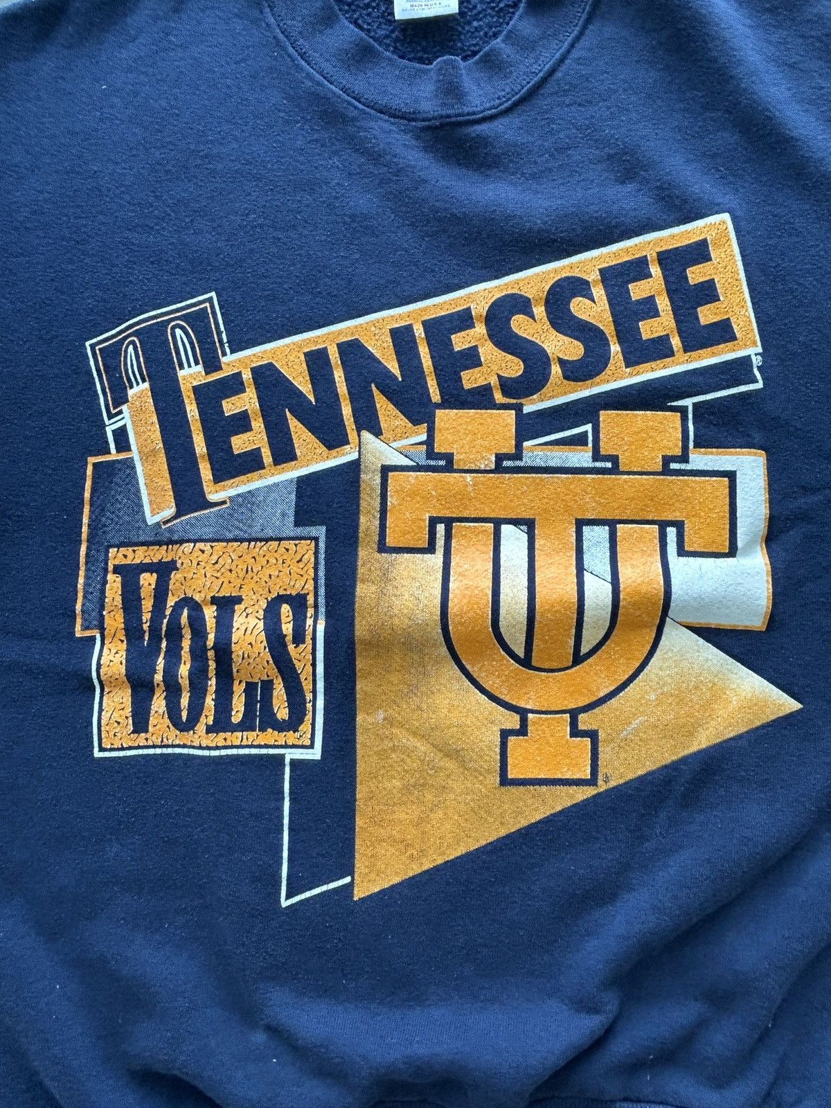 Vintage Vintage 90s University of Tennessee Sweatshirt Cut Off Size US M / EU 48-50 / 2 - 2 Thumbnail