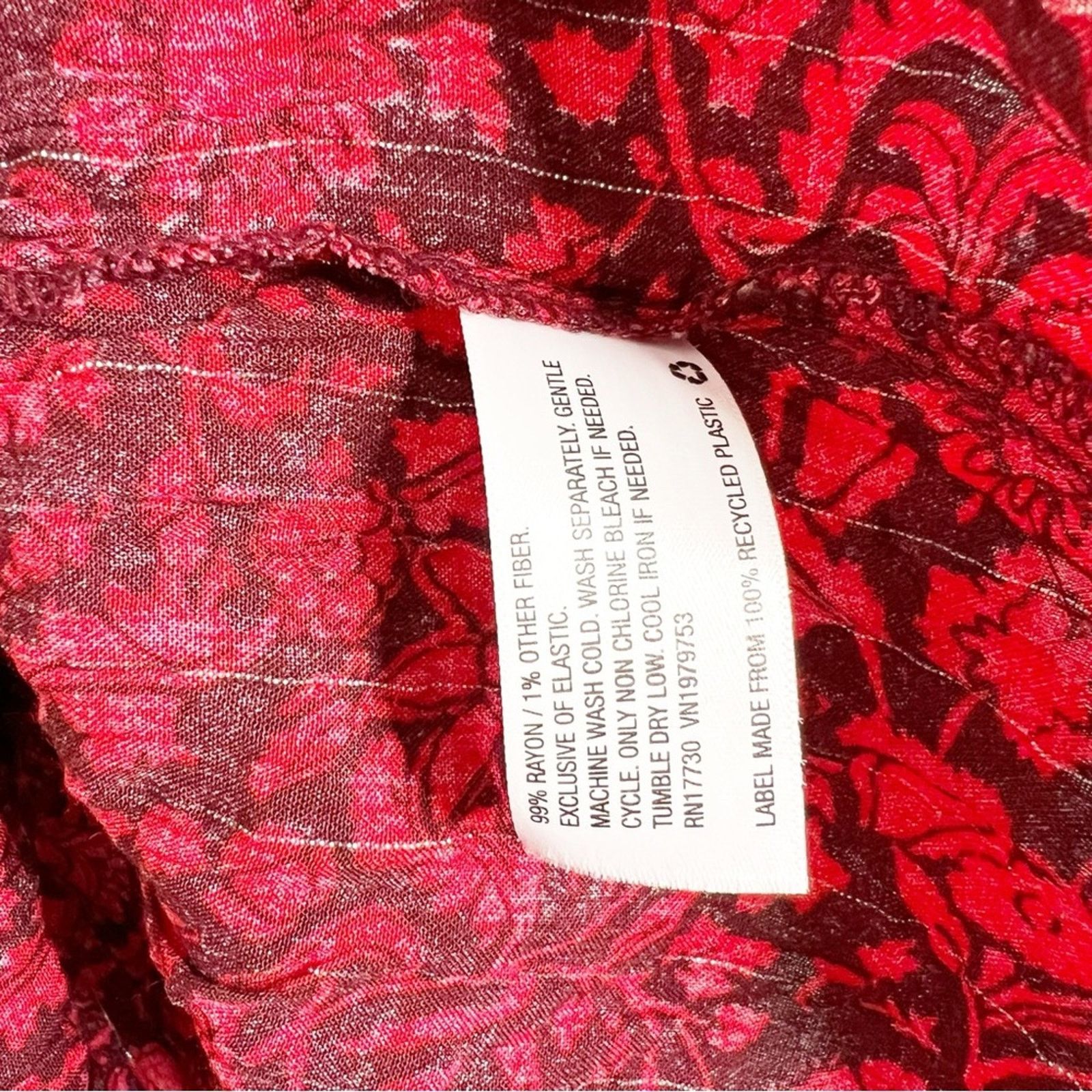 Target Basics New with Tag Knox Rose Women’s Floral Peplum Blouse Top Size XXL / US 16-18 / IT 52-54 - 15 Thumbnail