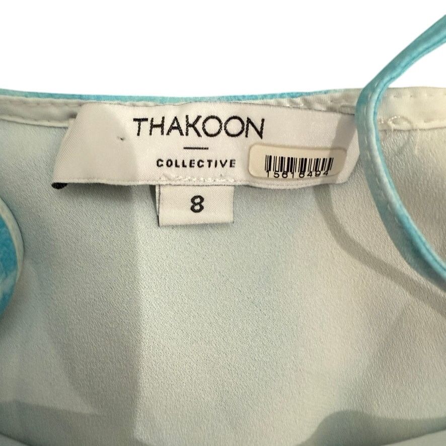 THAKOON Thakoon x RTR Tie Dye Slip Dress in Blue, Size US 8 Size M / US 6-8 / IT 42-44 - 6 Thumbnail
