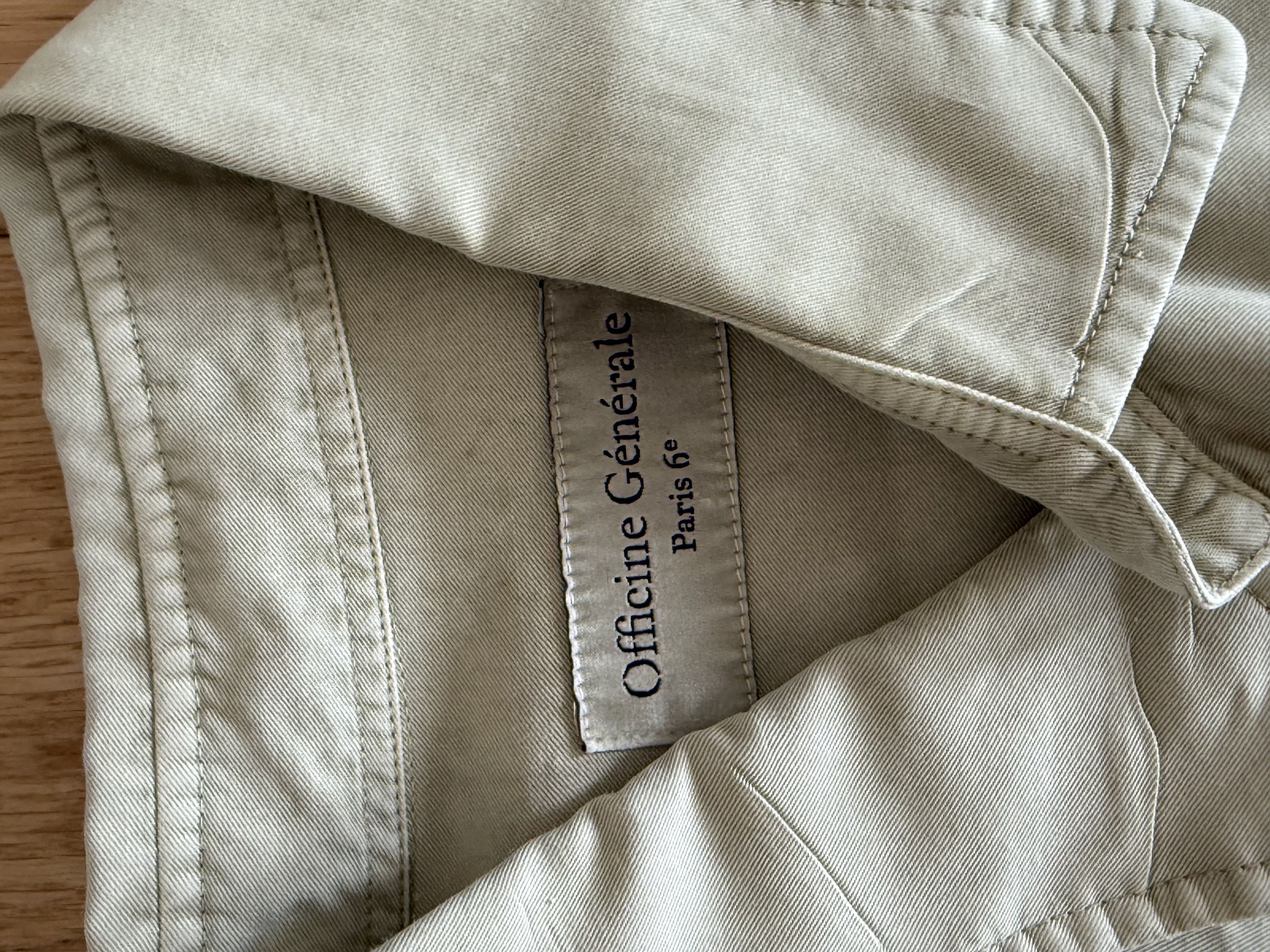 Officine Generale Officine Générale "Benoit" Lyocell Shirt Size US M / EU 48-50 / 2 - 4 Thumbnail