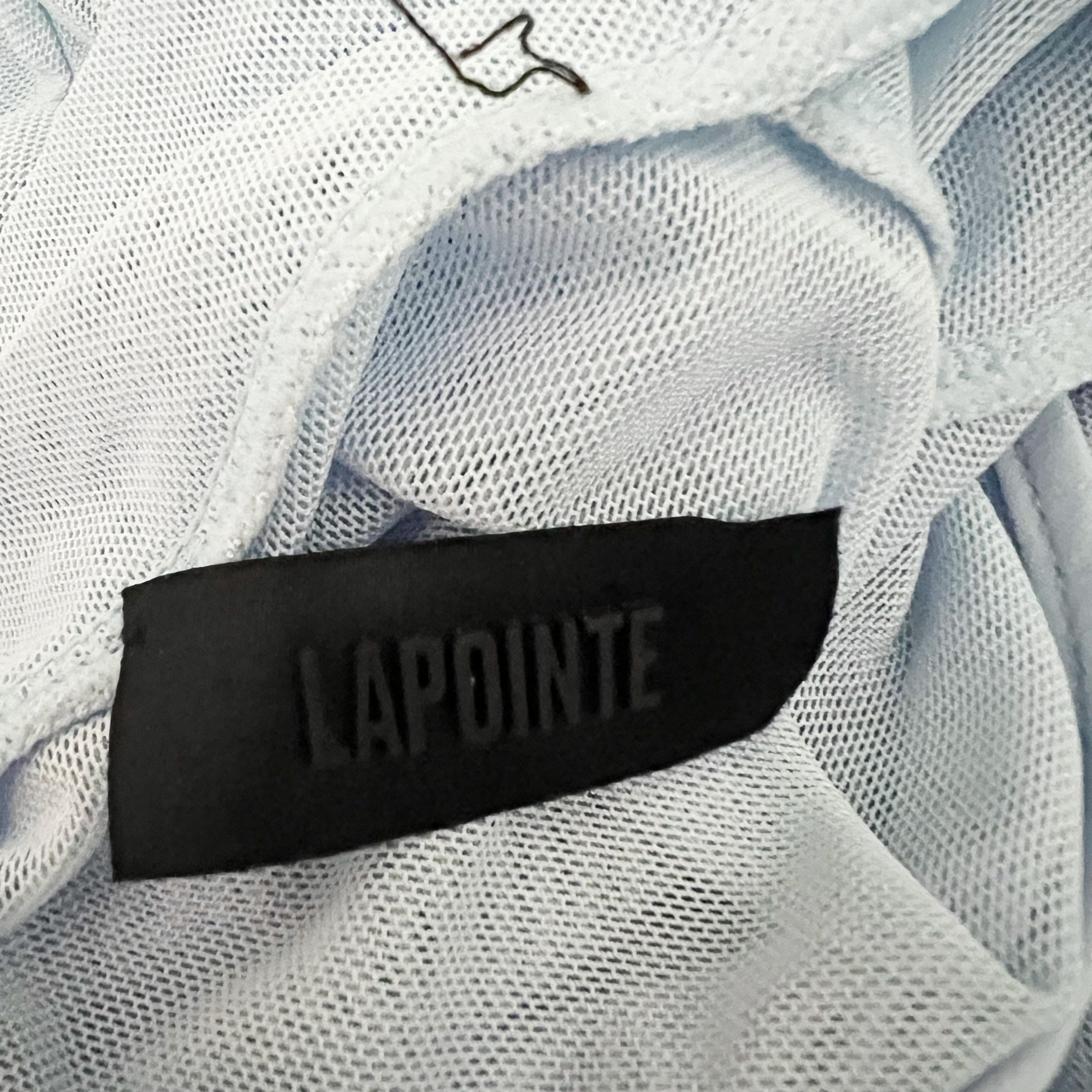 Lapointe Lapointe Mesh Mock Neck Long Sleeve Full Size 27" / US 4 / IT 40 - 3 Thumbnail