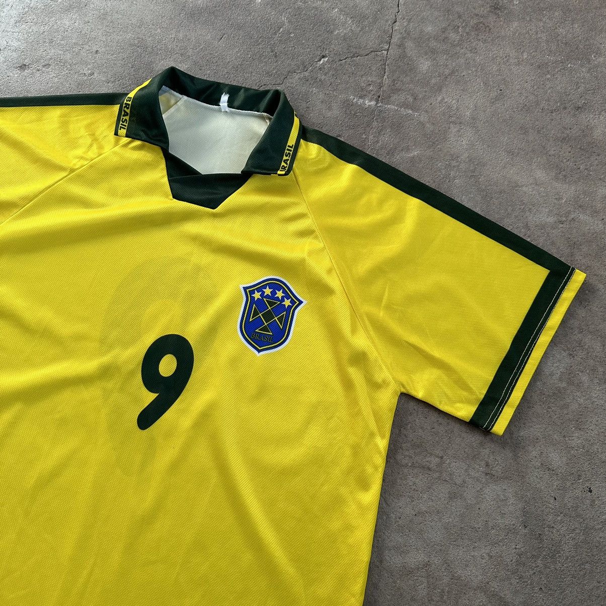 Other Brazil 9 Ronaldo Jersey Home 2002 World Cup L Size US L / EU 52-54 / 3 - 2 Thumbnail