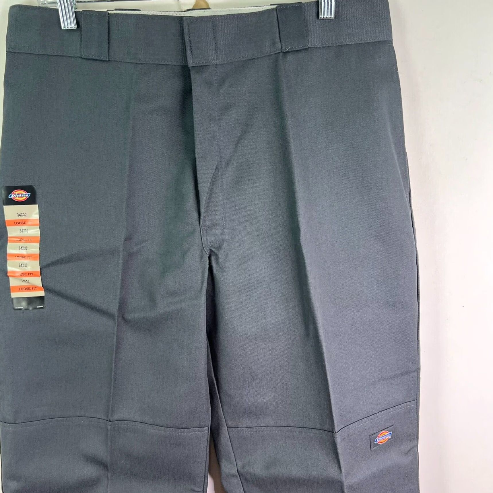 Dickies Dickies Pants 34 x 32 Gray Loose Fit Double Knee Work Stain Resistant Mens Size US 34 / EU 50 - 2 Thumbnail