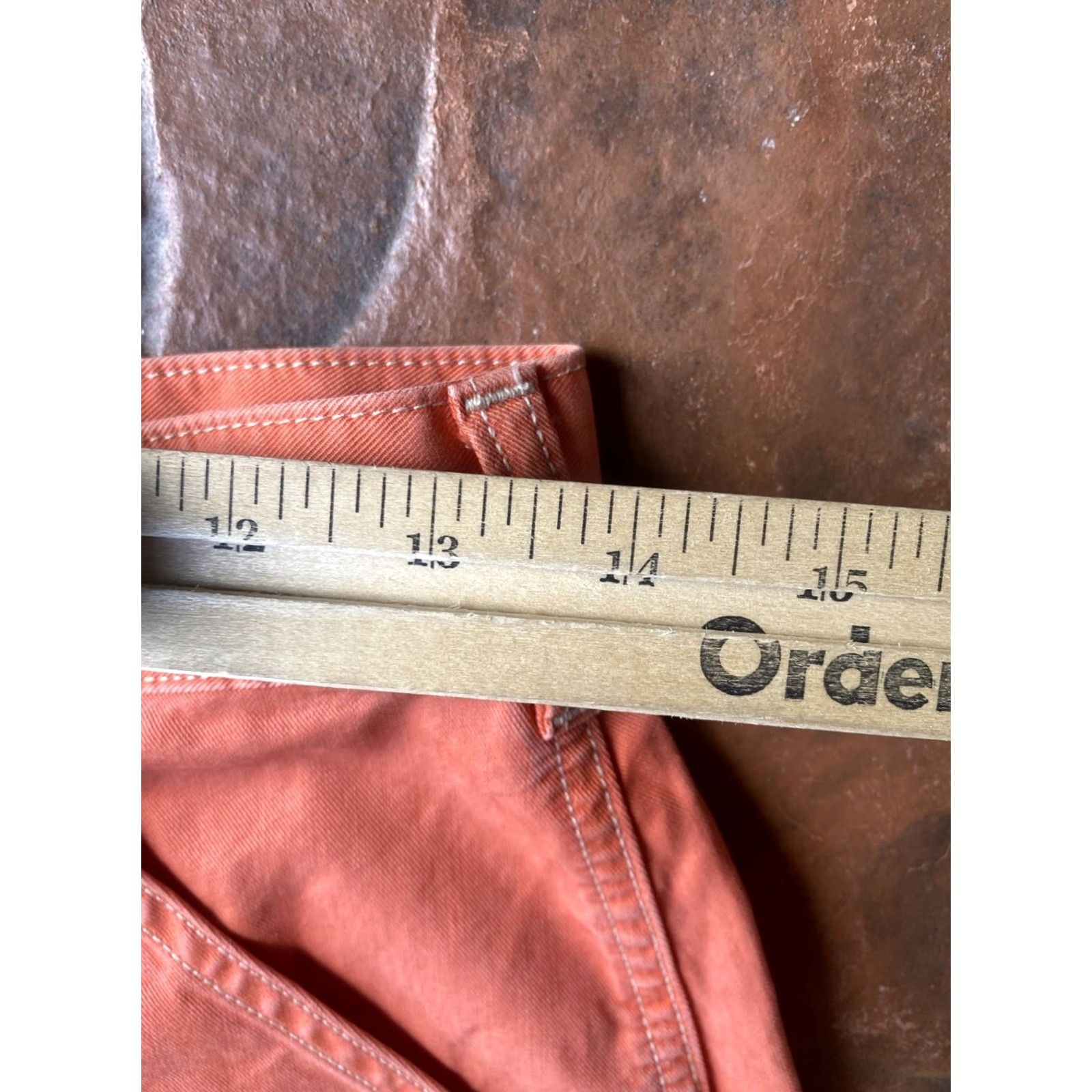 Polo Ralph Lauren Polo Ralph Lauren Twill Straight Leg Utility Trousers Pants Womens 4 Orange Size 27" / US 4 / IT 40 - 4 Thumbnail