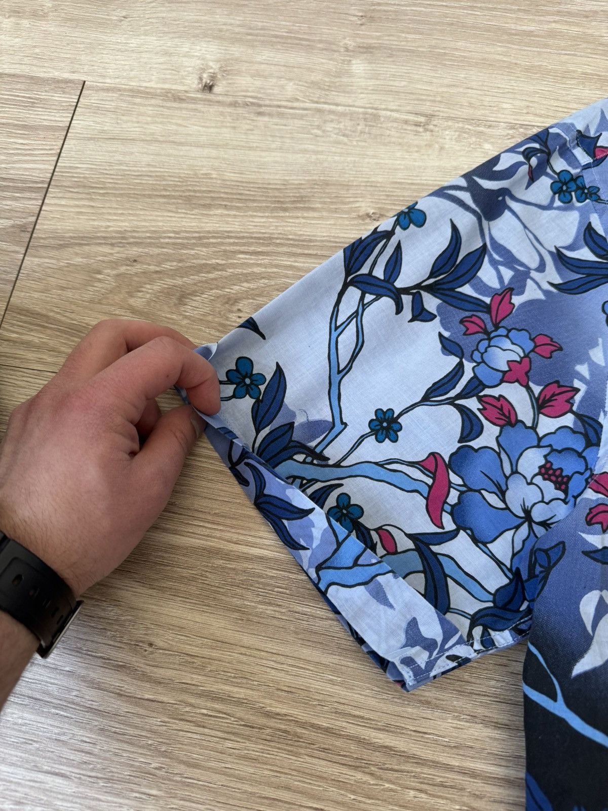 Designer H&M x Matthew Williamson Hawaiian Floral Print Shirt Size US L / EU 52-54 / 3 - 5 Thumbnail