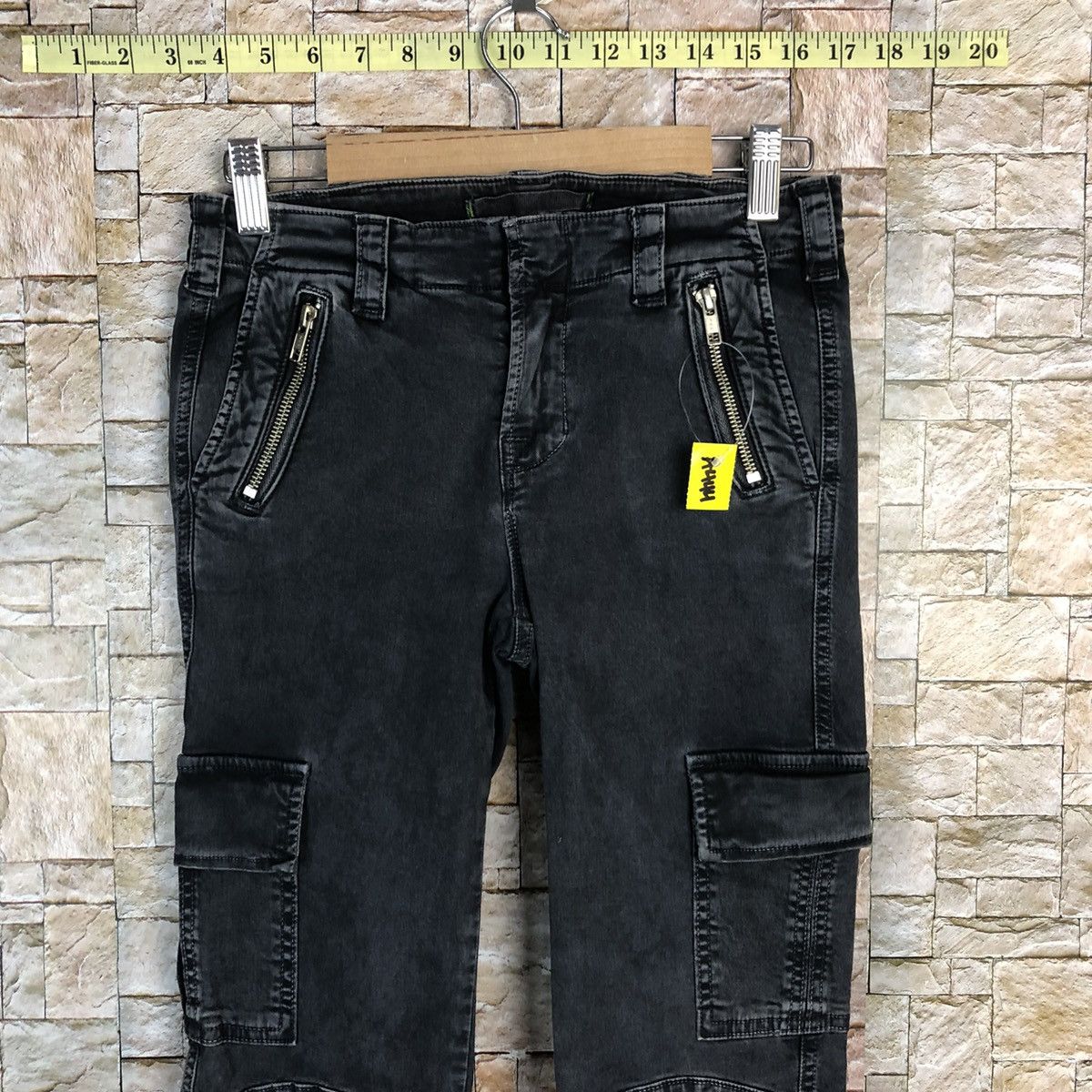 Japanese Brand Japanese Brand Black Cargo Multipocket Pants #A444 Size 26" / US 2 / IT 38 - 5 Thumbnail