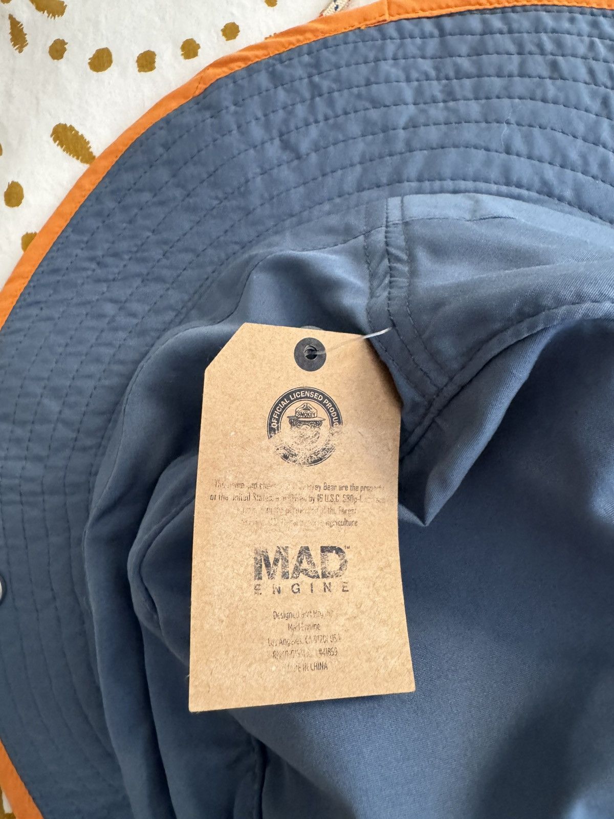 Mad Engine Smokey Bear Official Reversible Bucket Hat / Booney Hat Size ONE SIZE - 3 Thumbnail