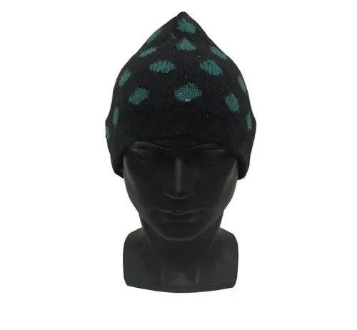 Japanese Brand × Vintage Japanese Brand Polkadot Beanie Hat Size ONE SIZE - 1 Thumbnail