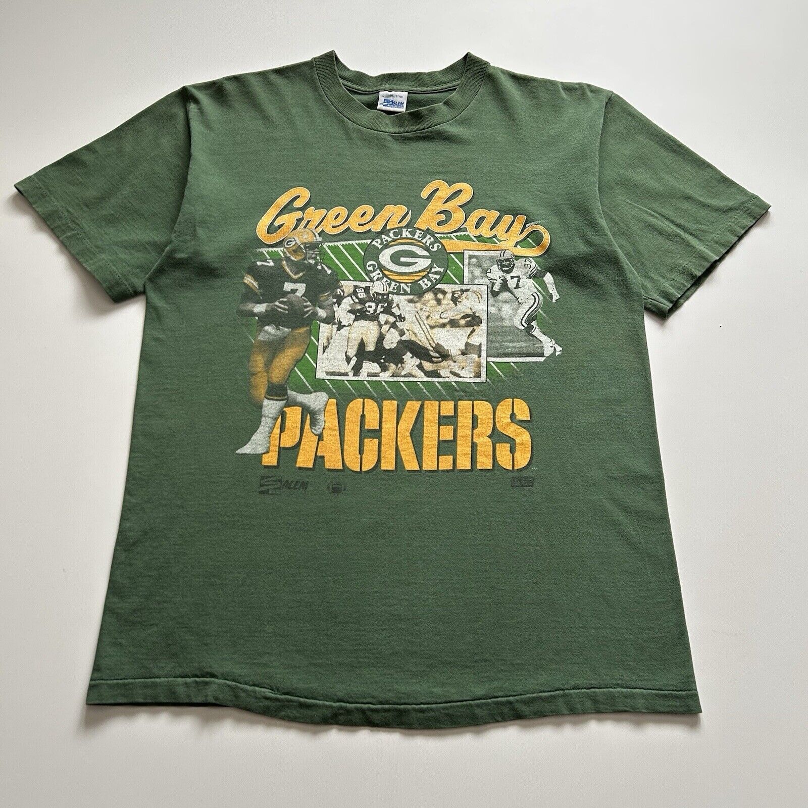 NFL Vintage 90s Green Bay Packers Salem Sportswear T Shirt Large Size US L / EU 52-54 / 3 - 1 Thumbnail