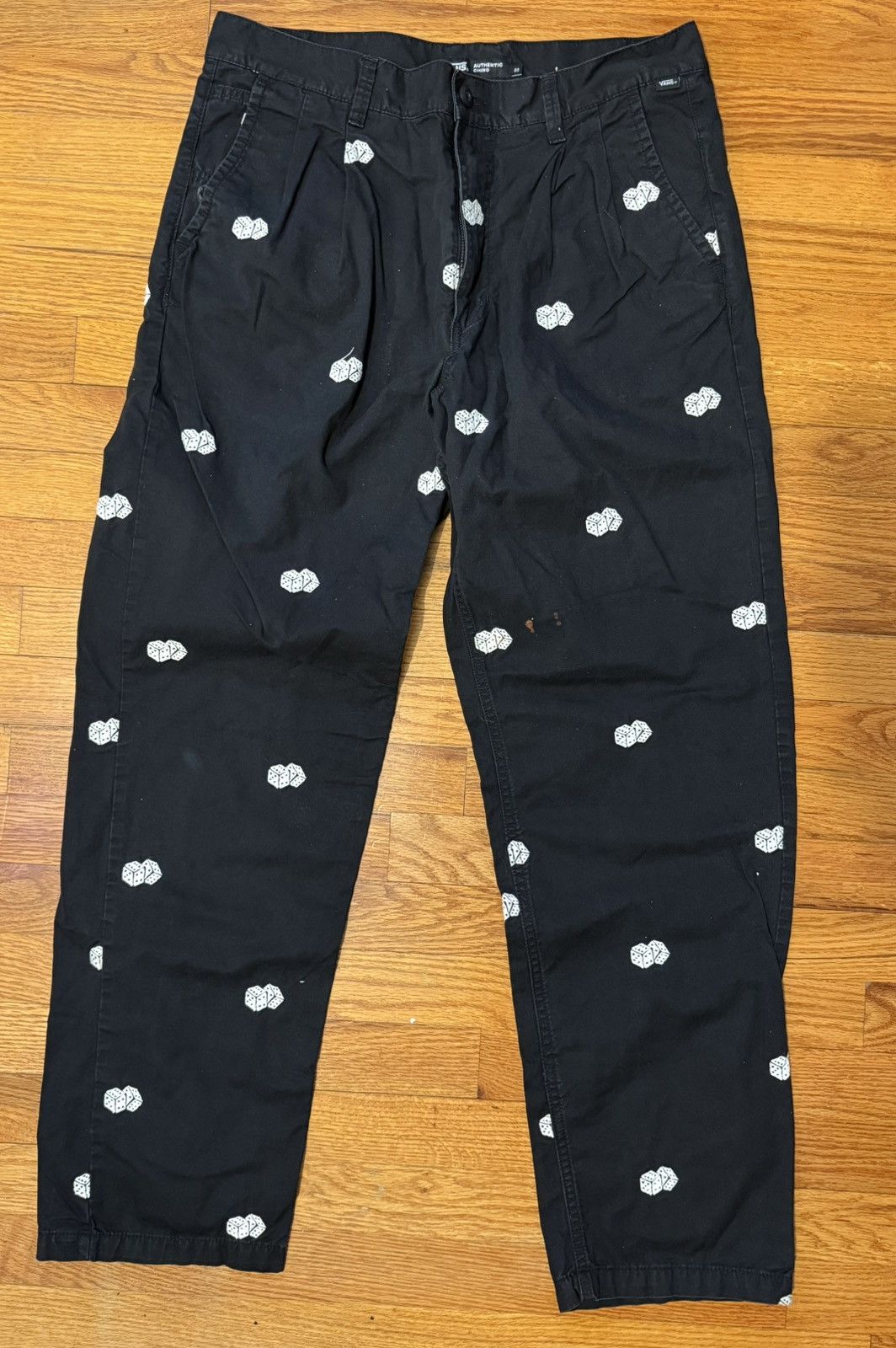 Vans Vans black dice chinos Size US 33 - 1 Thumbnail