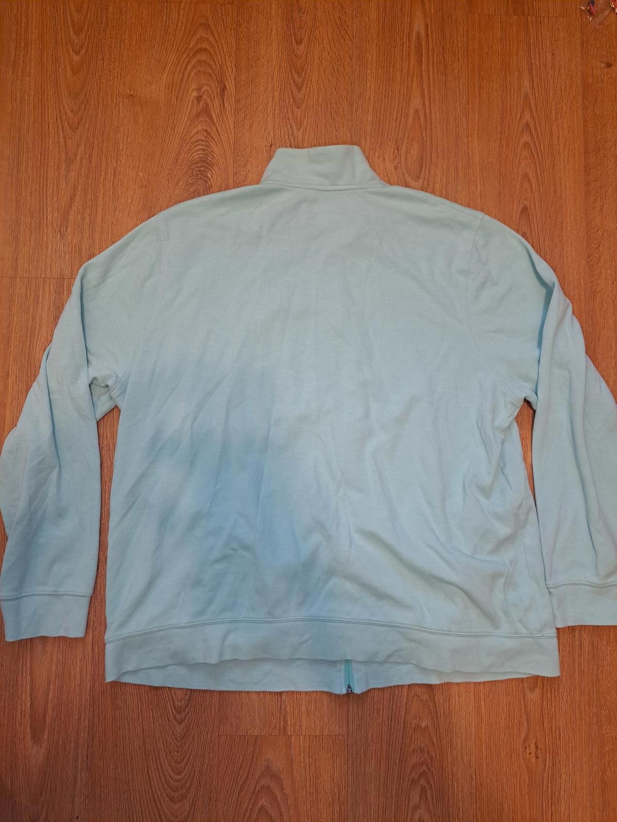 L.L. Bean LL Bean Jacket XXL Big & Tall Light Green Cotton Full Zip Size US XXL / EU 58 / 5 - 5 Thumbnail