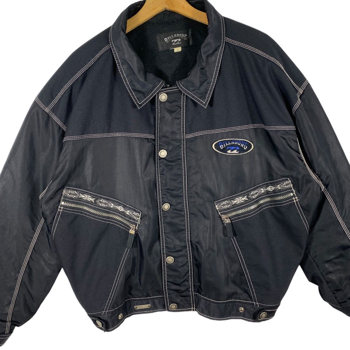 Billabong × Vintage Vintage 90s Billabong Zipper/Button Jacket Size US M / EU 48-50 / 2 - 4 Thumbnail