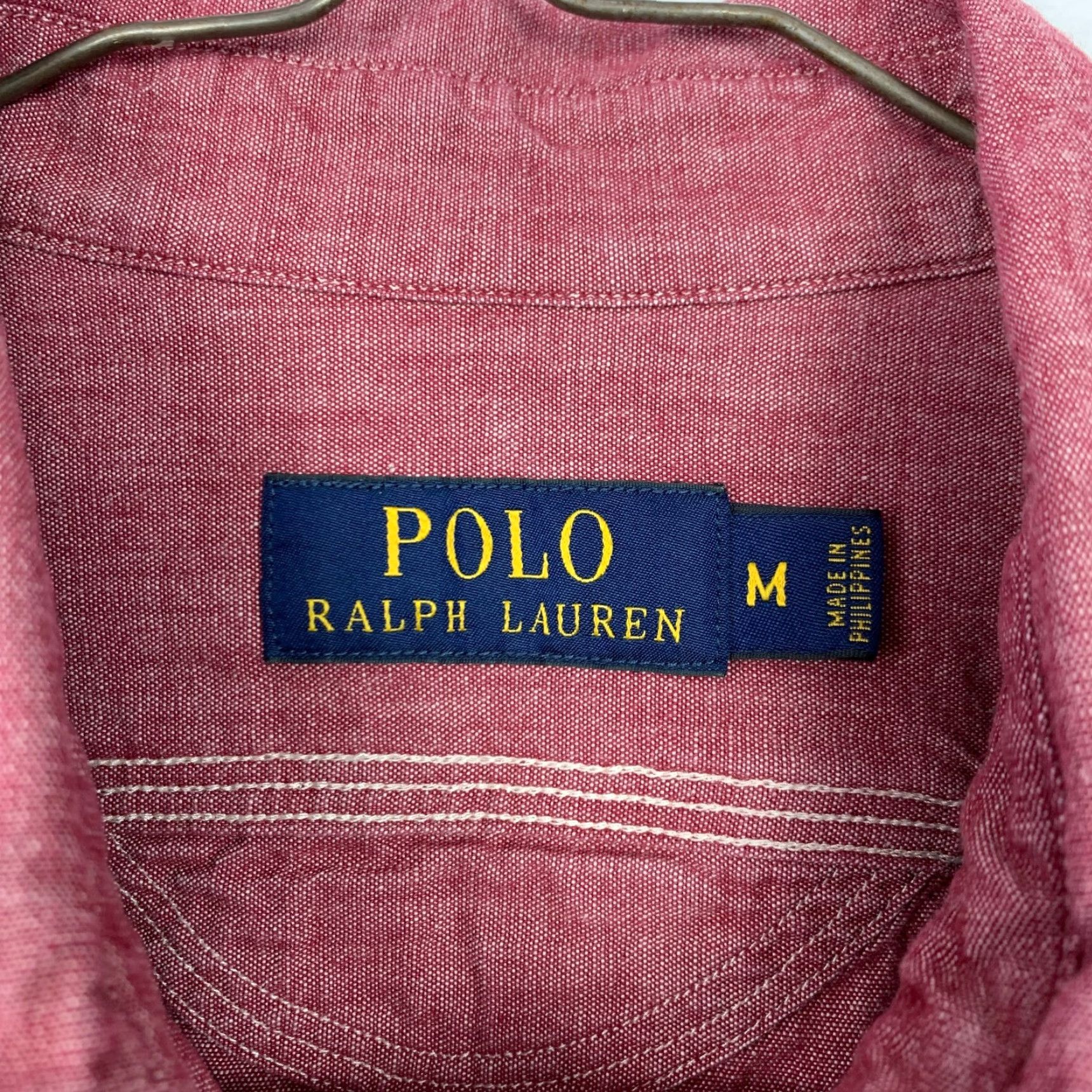 Polo Ralph Lauren Polo Ralph Lauren Twill Red Button-Up Shirt Mens M Size US M / EU 48-50 / 2 - 3 Thumbnail