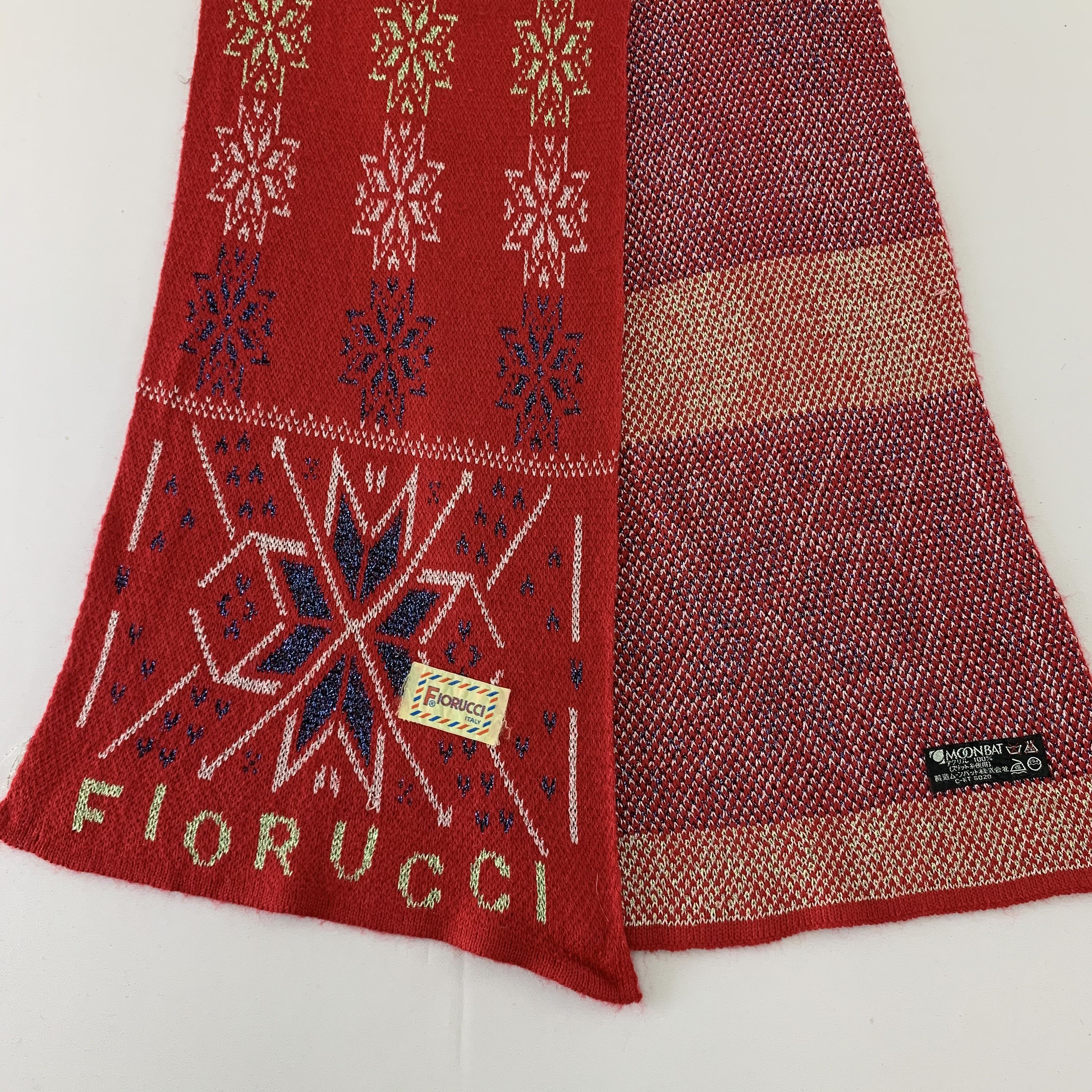Fiorucci Fiorucci Scarf Wool Muffler Neck Wrap BL4289 Size ONE SIZE - 3 Thumbnail