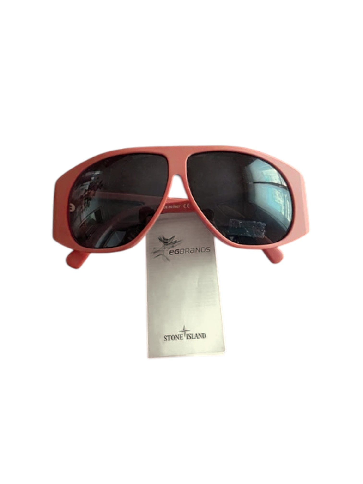 Stone Island Pink Tactical Shield Sunglasses 2010s