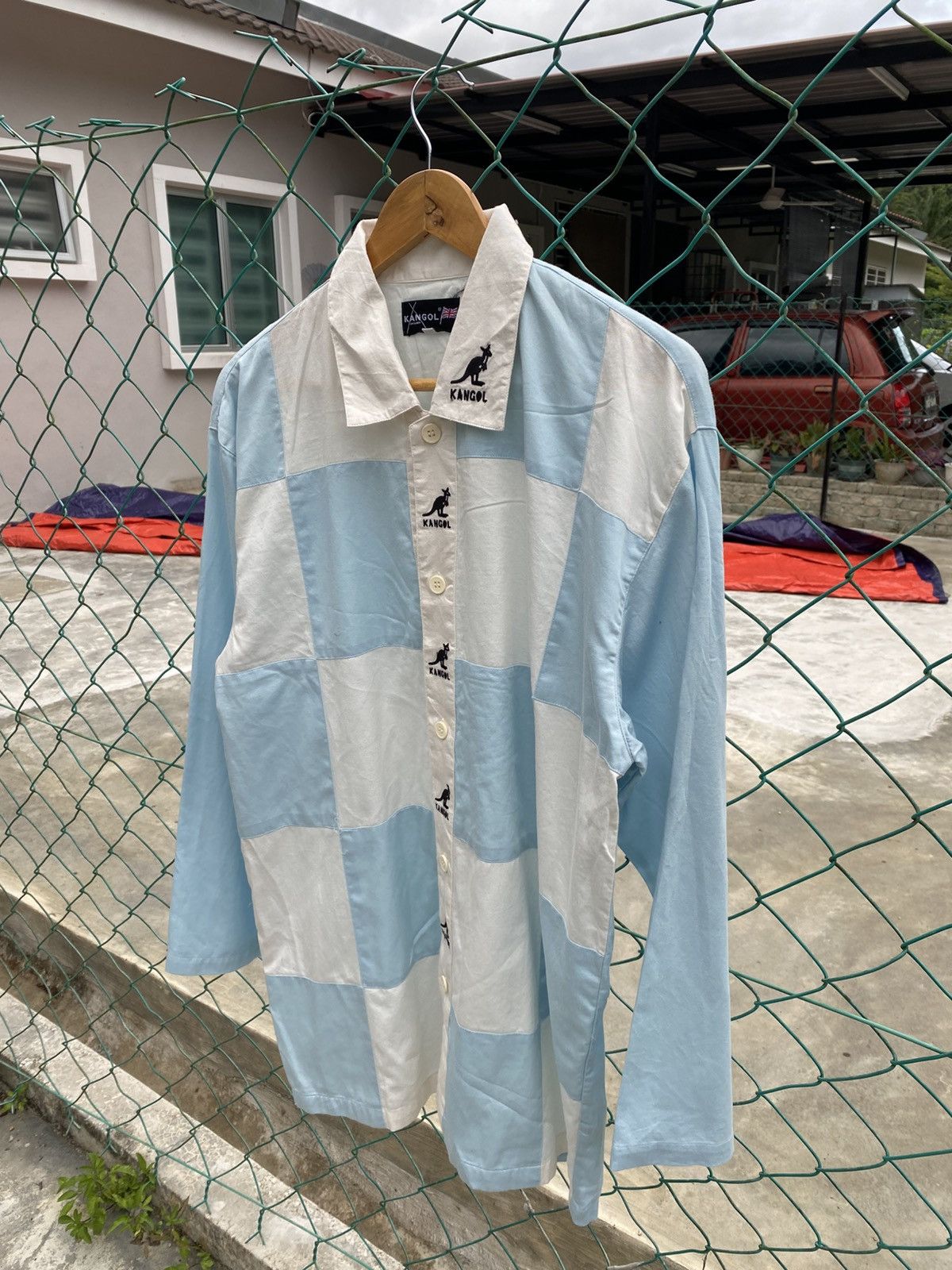 Kangol × Vintage Kangol button up sleepwear shirts Size US L / EU 52-54 / 3 - 5 Thumbnail