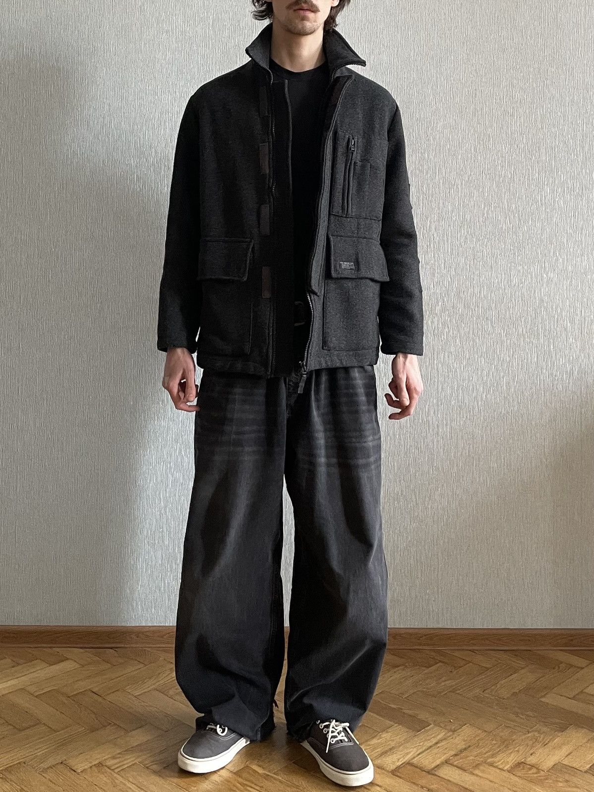 Levi's 1999 Levi’s ALL-DUTY: A Woolen 1/2 Coat Heavyweight Jacket Size US M / EU 48-50 / 2 - 4 Thumbnail