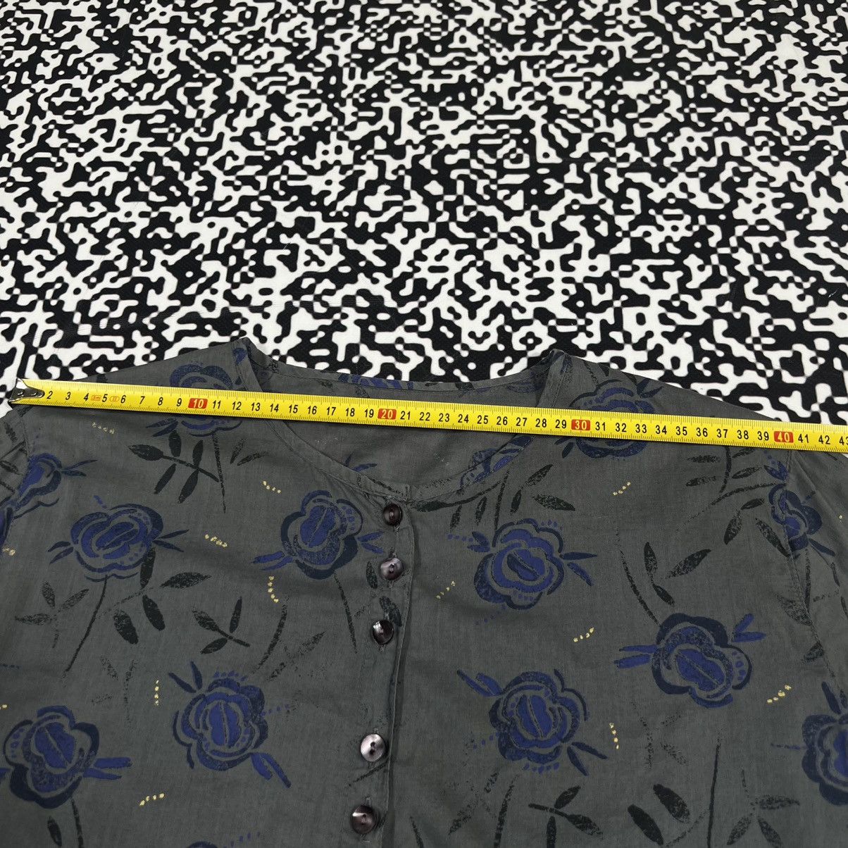 Gudrun Sjoden Gudrun Sjoden Floral Monogram Retro Shirt Casual Style Size M / US 6-8 / IT 42-44 - 17 Thumbnail