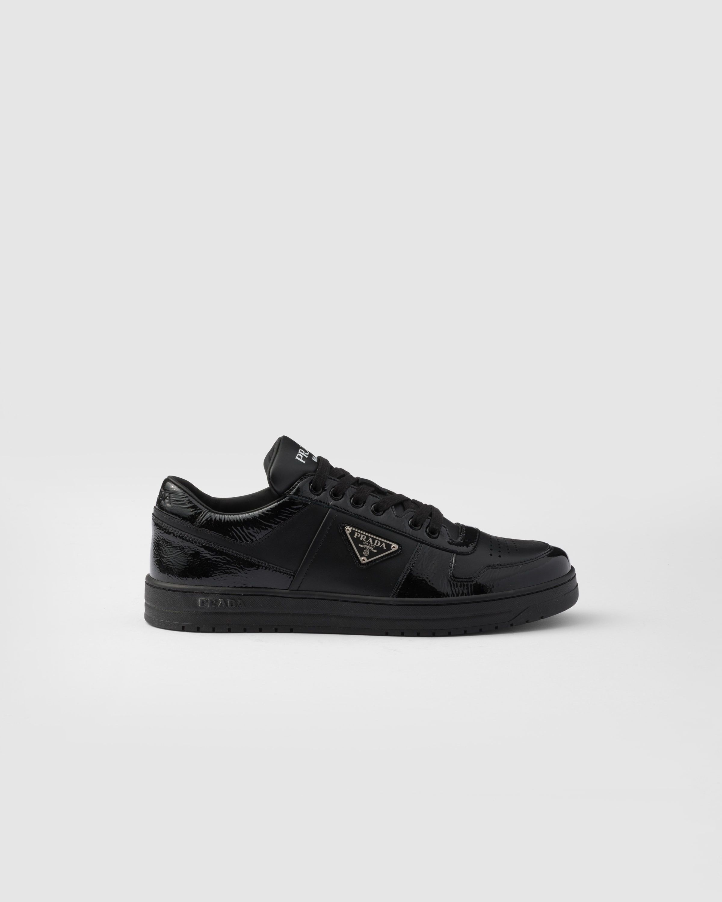Prada o1la1rc1a0925 Downtown Leather Sneakers in Black Size US 10 / EU 43 - 2 Thumbnail