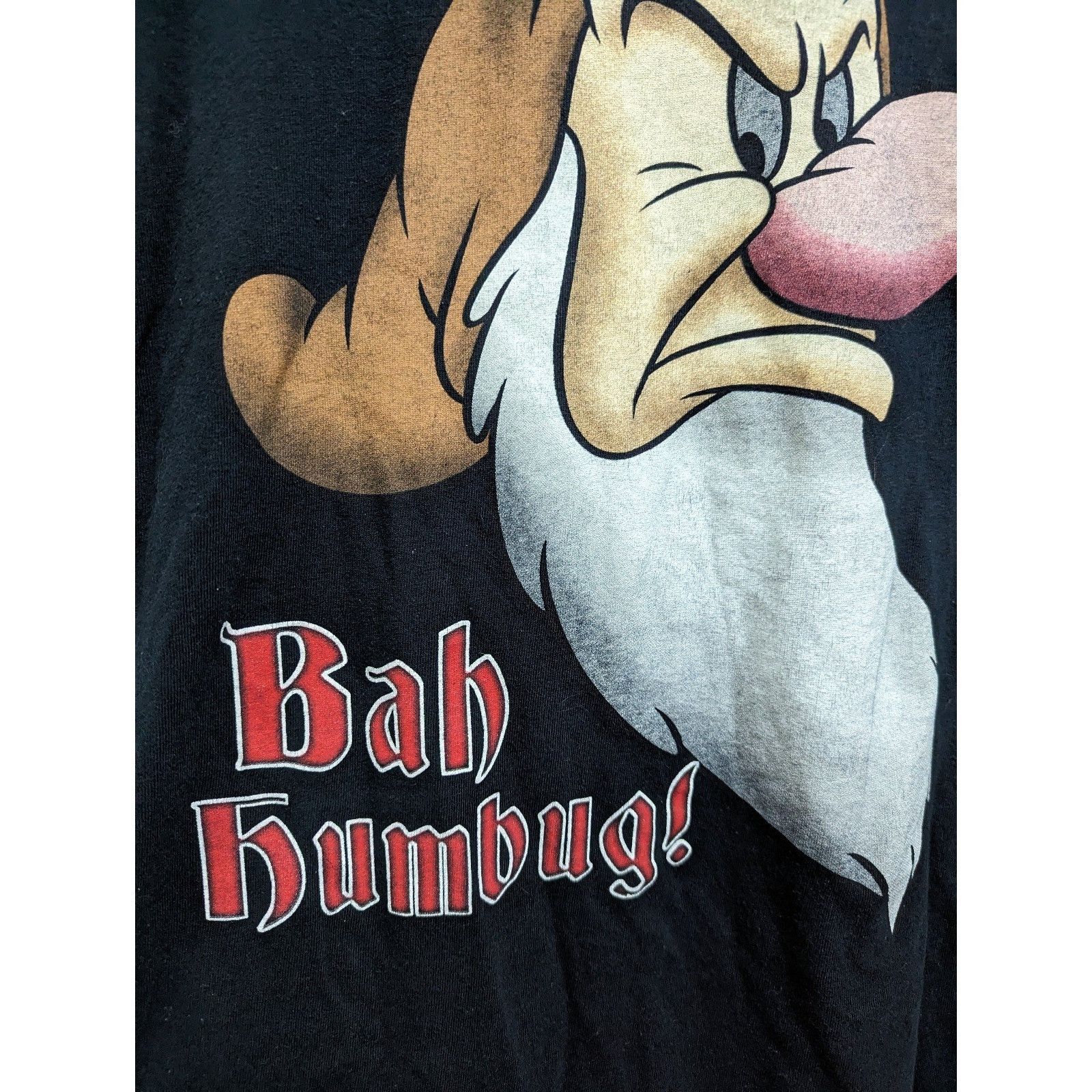 Disney Vintage 90s Disney Snow White Grumpy Bah Humbug Medium Heavy Size US M / EU 48-50 / 2 - 6 Thumbnail