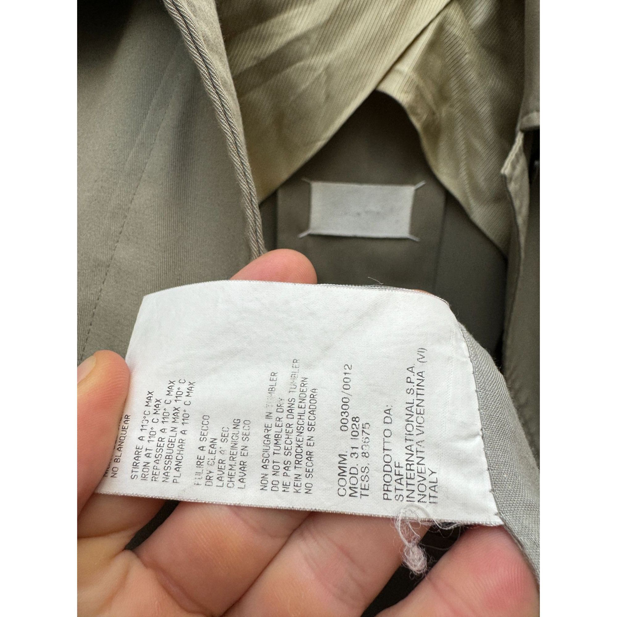 Maison Margiela Martin Margiela FW 2001 Kaki Beige Trench Coat Size IT 40 Size S / US 4 / IT 40 - 7 Thumbnail