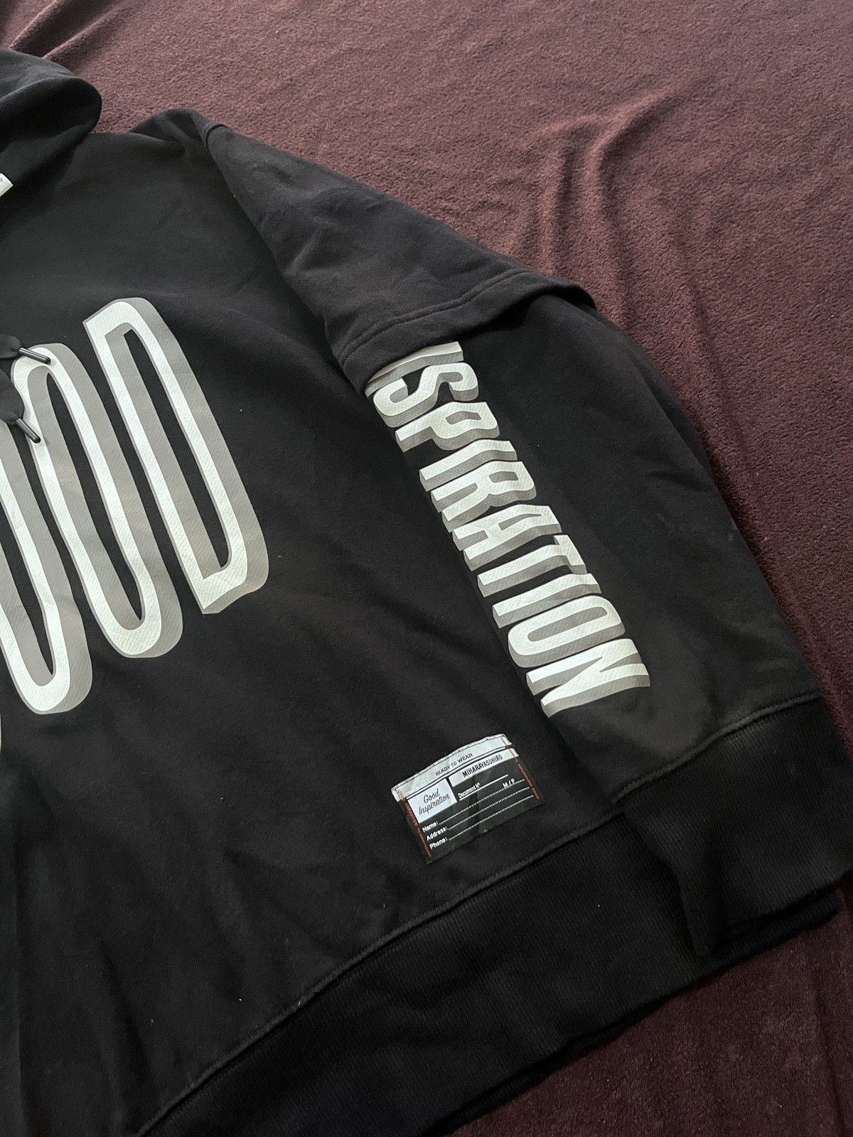 Maison MIHARA YASUHIRO Black Maison Mihara Yasuhiro GOOD Hoodie Size US L / EU 52-54 / 3 - 4 Thumbnail