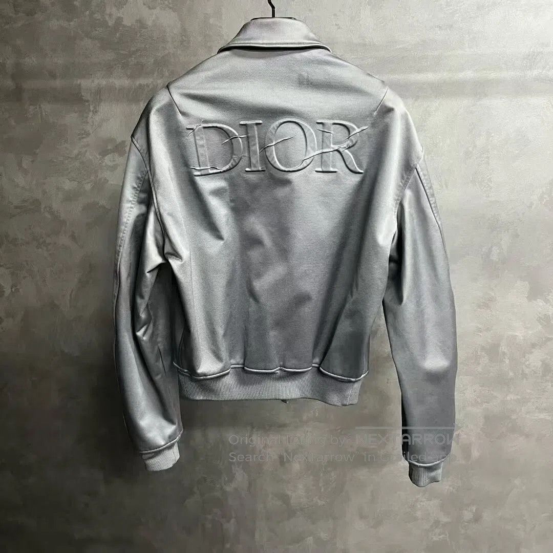 Dior Dior Gray relief-style jacket with a bright finish and tur Size US XS / EU 42 / 0 - 2 Thumbnail