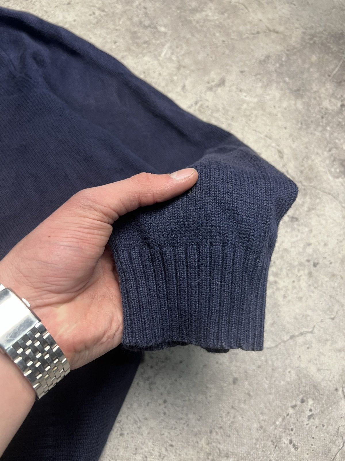 Ralph Lauren Polo Ralph Lauren Sweater Pullover Blue Cotton 90s Classic Size US XL / EU 56 / 4 - 4 Thumbnail