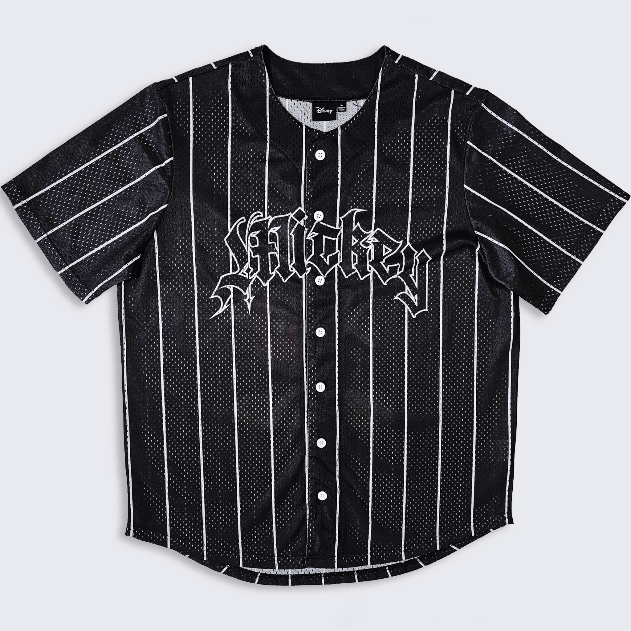 Disney Mickey Mouse Vintage Disney Old English Baseball Jersey Size US L / EU 52-54 / 3 - 1 Thumbnail