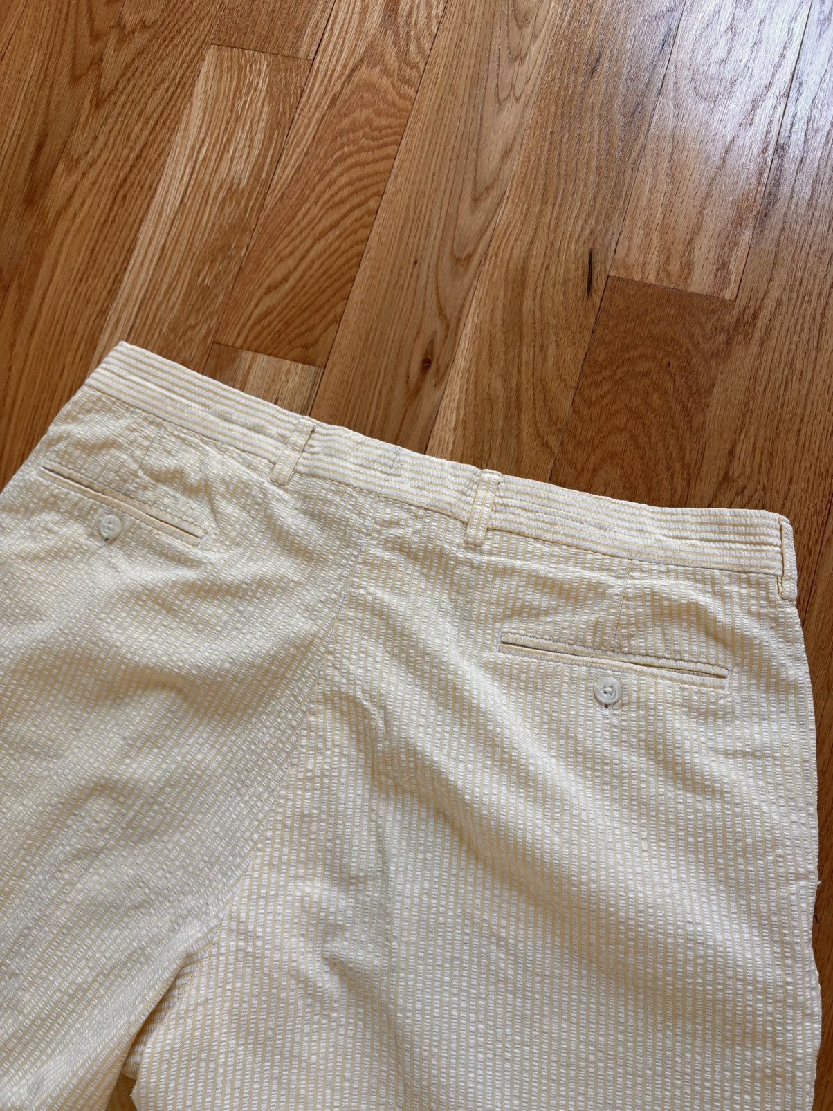 Peter Millar Peter Millar Vintage 90s Pleated Seersucker Golf Shorts 38 Size US 38 / EU 54 - 7 Thumbnail