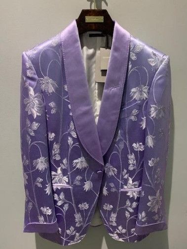 image of Tom Ford O1W1Db10224 Blazer In Lilac, Men's (Size Small)