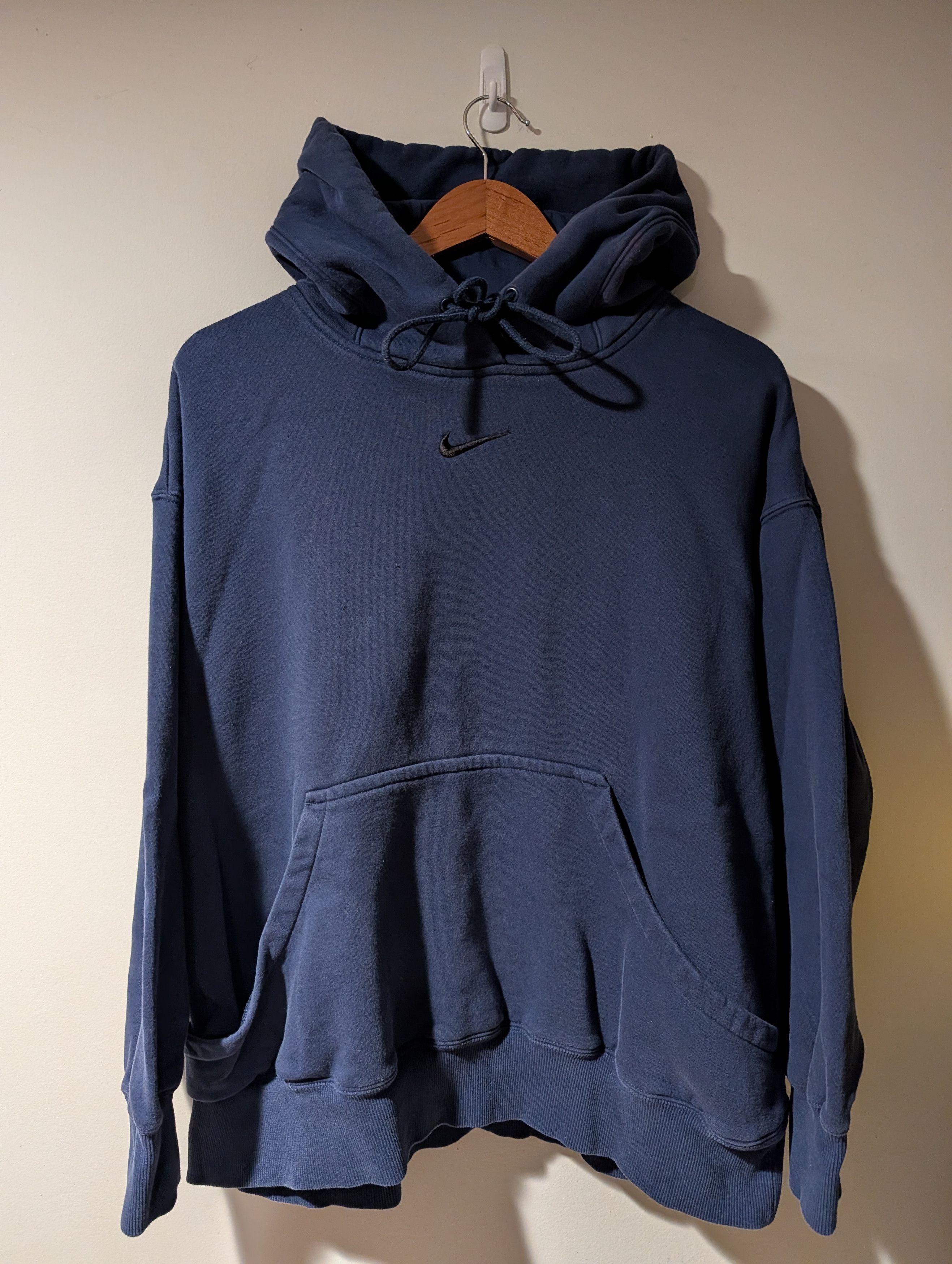 Nike Nike Center Swoosh Hoodie Sweatshirt Mini Swoosh Pullover Size US L / EU 52-54 / 3 - 1 Thumbnail