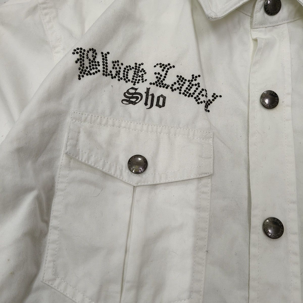 BERNINGS SHO Vintage Y2K BERNINGS-SHO Black Label Skull Shirt Button Up Size US L / EU 52-54 / 3 - 25 Thumbnail