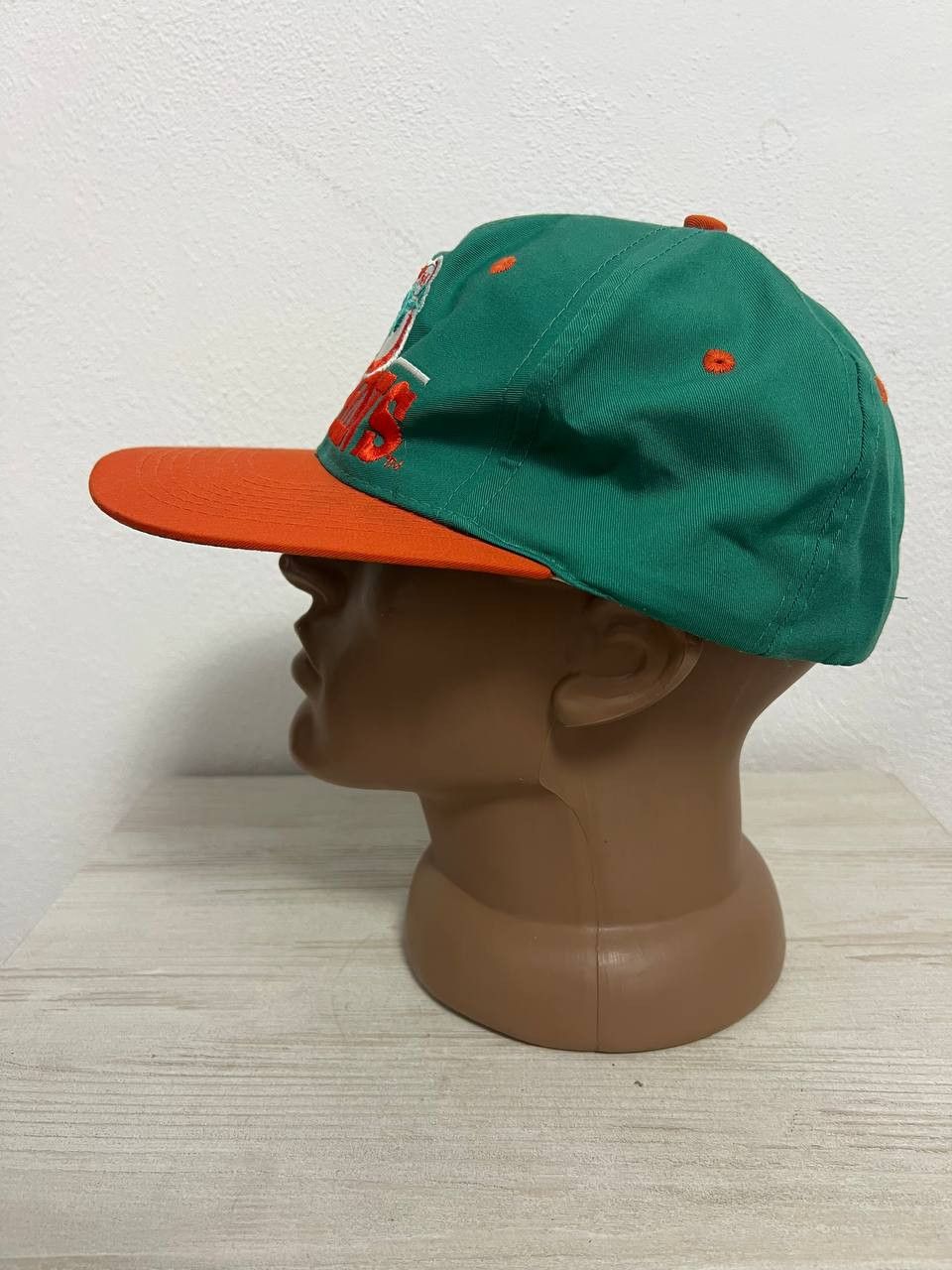 NFL × The Game × Vintage Vintage Miami Dolphins Cap Hat NFL Taiwan Made Big Logo Size ONE SIZE - 7 Thumbnail