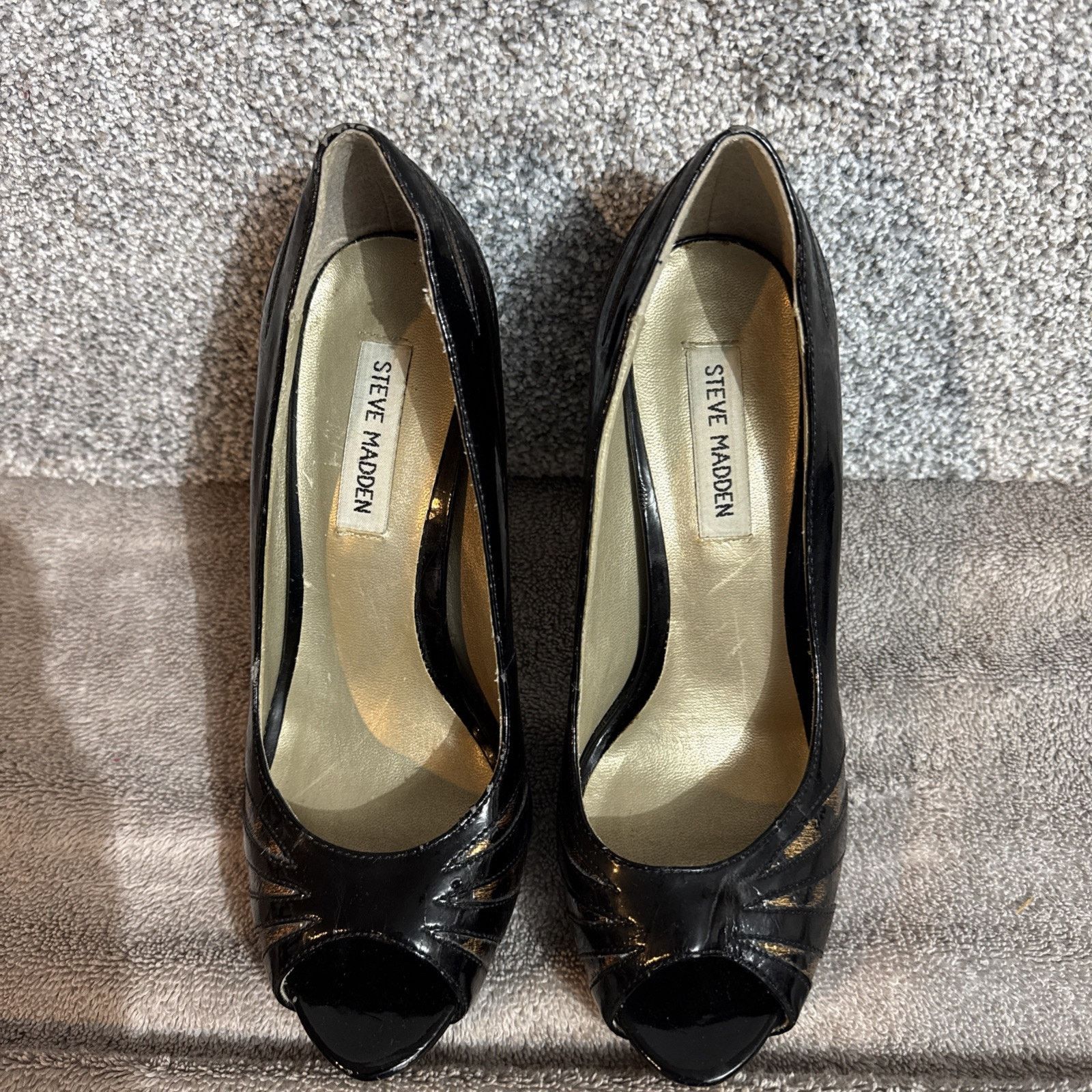 Other Peep Toe Stiletto Size 8 Mob Wife Chic Evening Wear Party Size US 8 / IT 38 - 4 Thumbnail