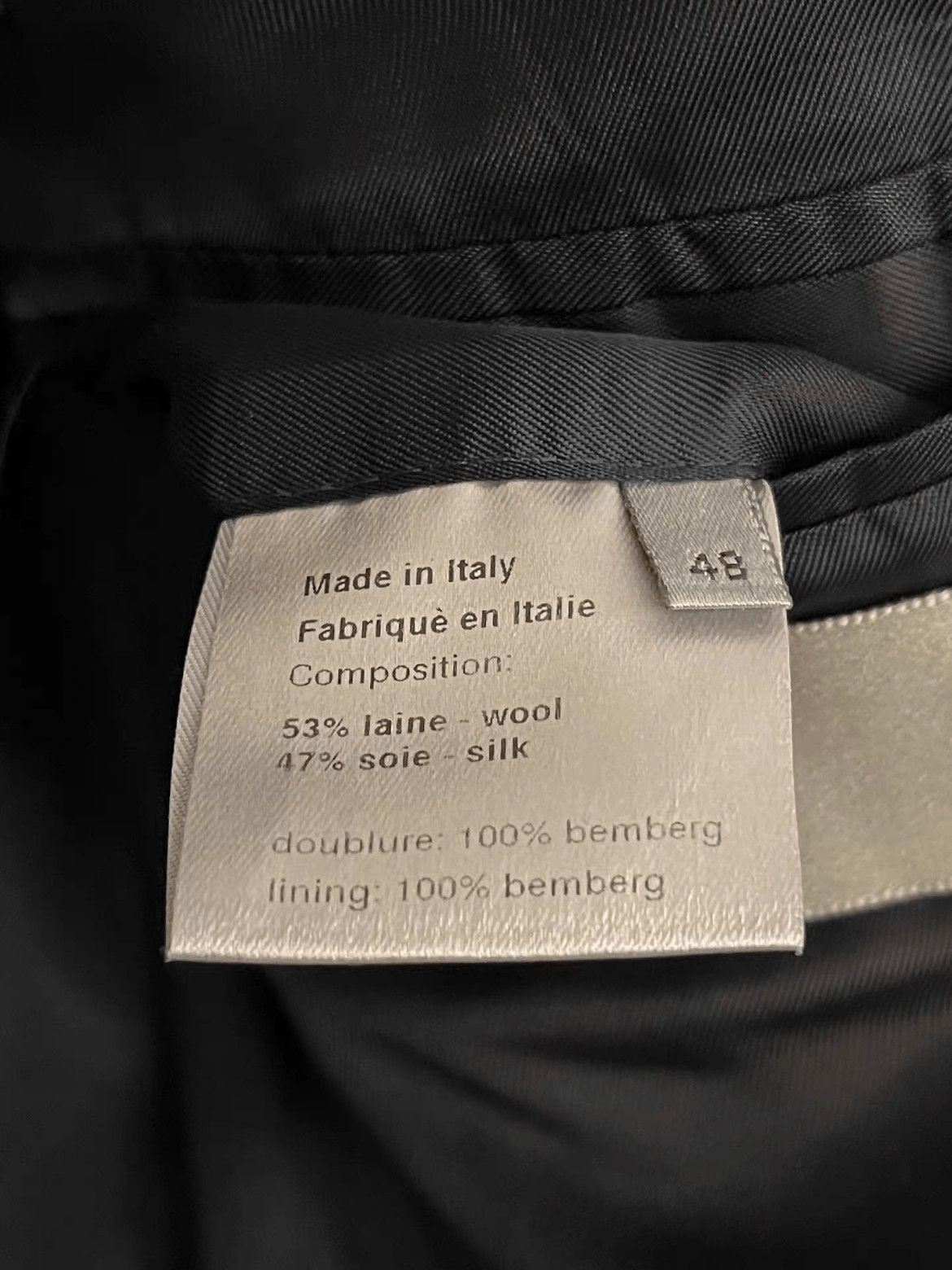Dior Dior Sz 48 Dior Homme 03SS Follow Me Single Button Smoking Size US M / EU 48-50 / 2 - 3 Thumbnail