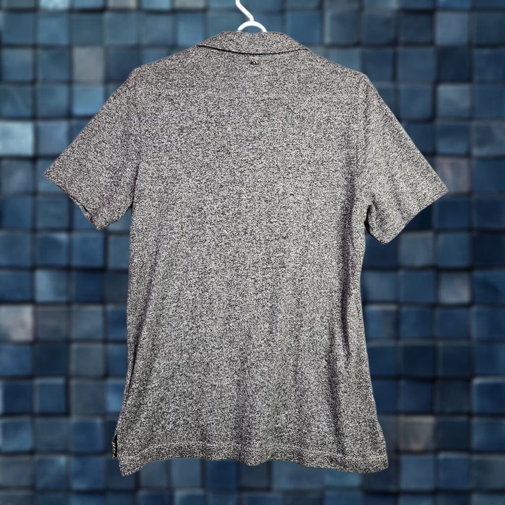 Billy Reid BILLY REID Polo Shirt Men’s 1/4 Button Short Sleeve Gray Size M Multicolor Logo Button Casual Activewear Travel Sports Fall Spring Summer Polo Men M Size US M / EU 48-50 / 2 - 1 Thumbnail
