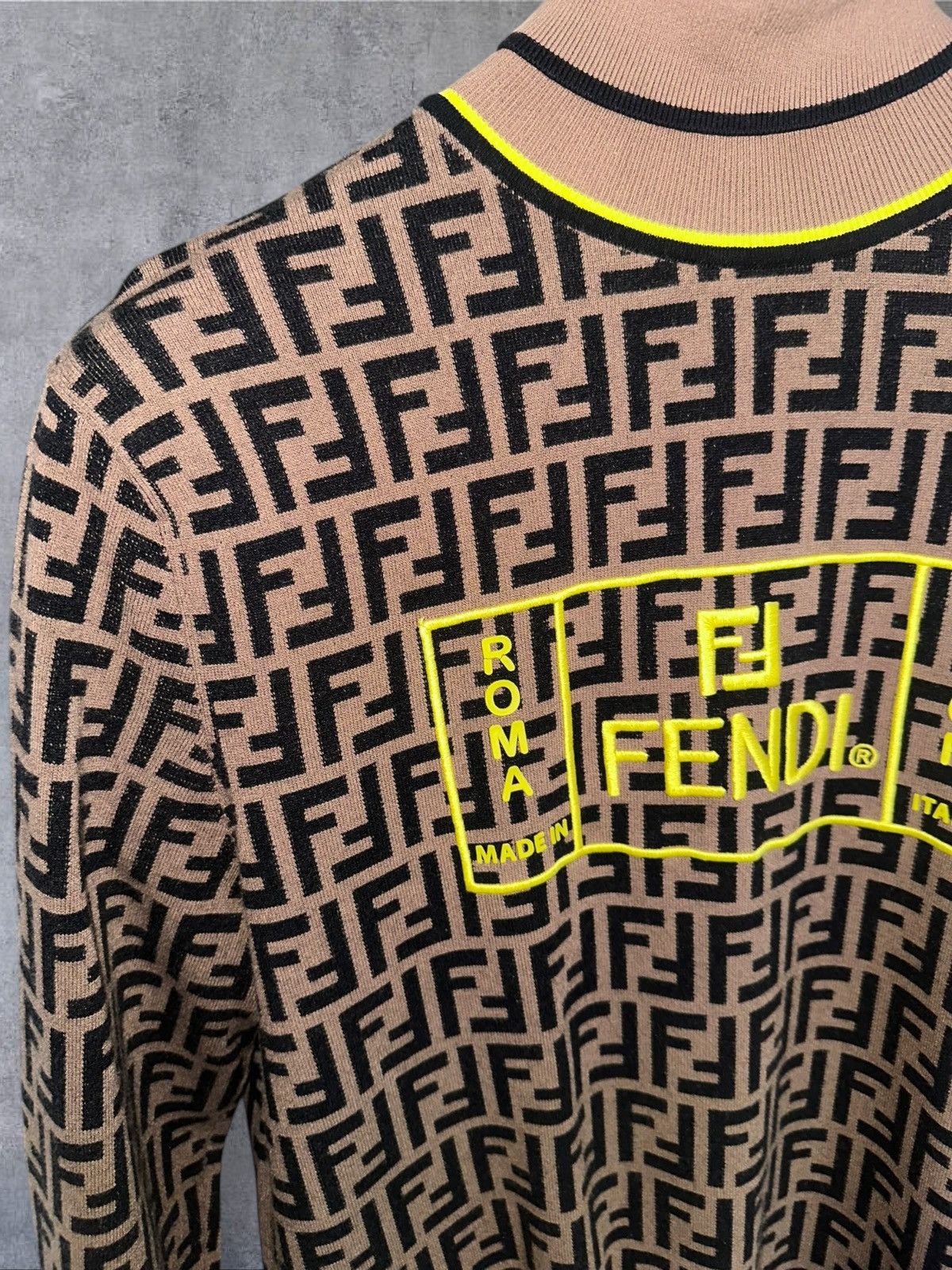 Fendi FENDI TURTLE NECK SWEATER SIZE 50 M Size US M / EU 48-50 / 2 - 2 Thumbnail