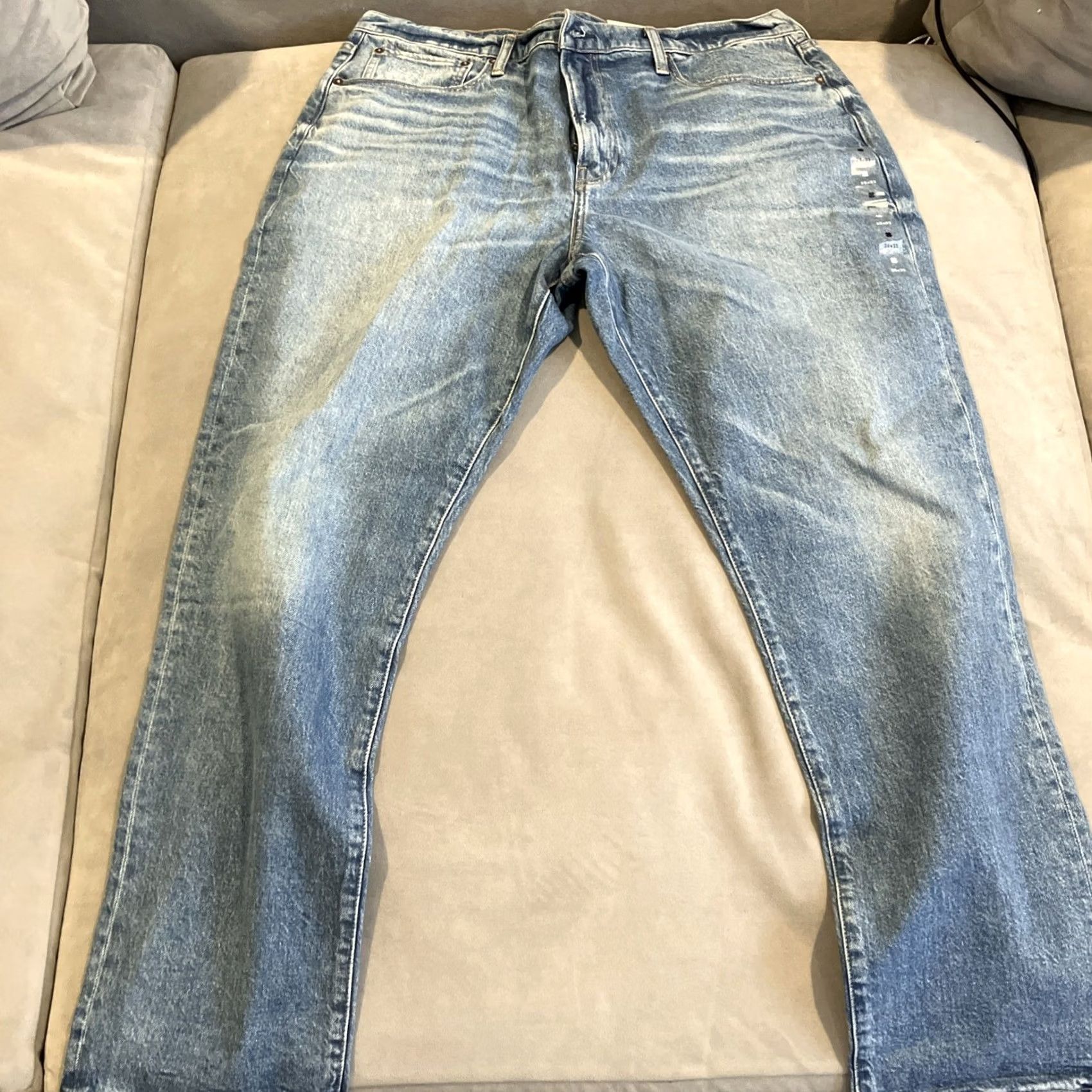 Lucky Brand Lucky Brand Jeans 223 Straight Stretch Denim Men's 38x32 Blue Straight Mens Size US 32 / EU 48 - 4 Thumbnail