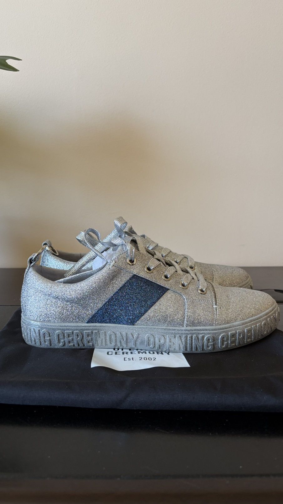 Opening Ceremony Opening Ceremony Silver Glitter Sneakers EU 41 / US 8 Size US 8 / EU 41 - 6 Thumbnail
