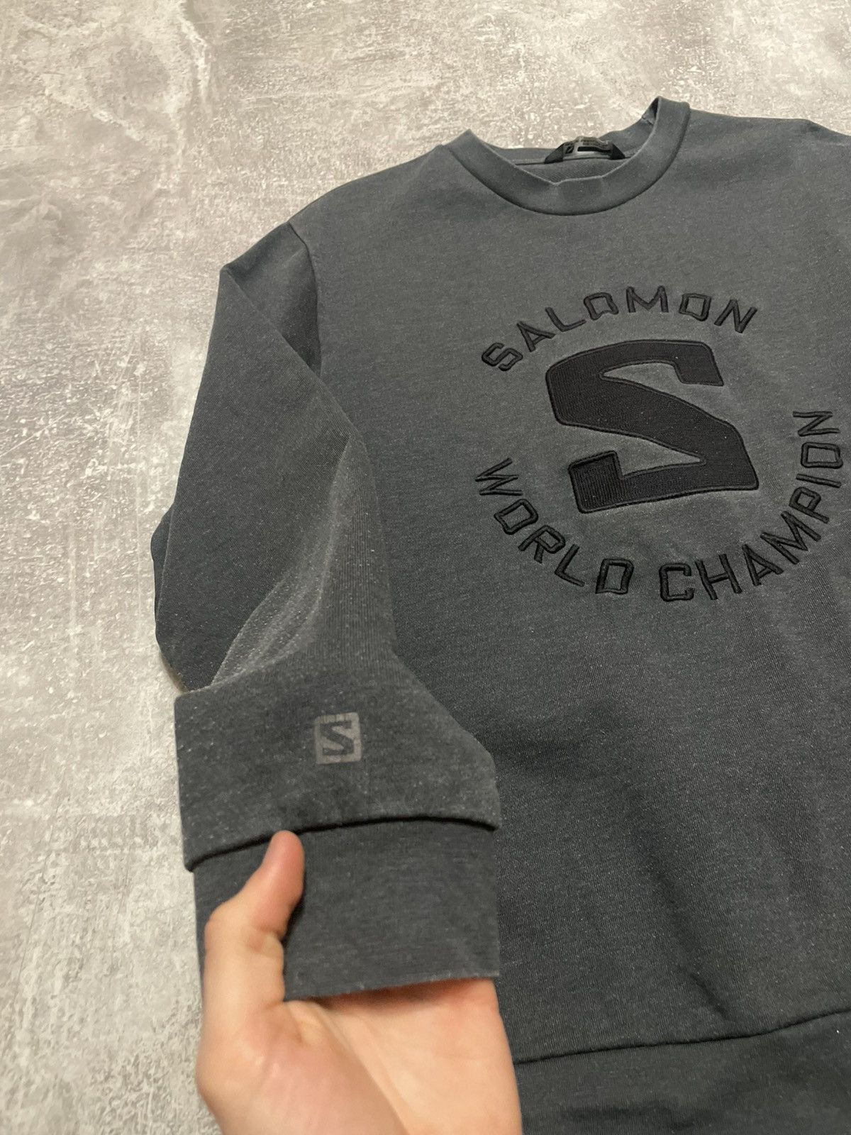 Salomon Vintage Salomon World Champion Big Logo Sweatshirt Crewneck Size US M / EU 48-50 / 2 - 11 Thumbnail