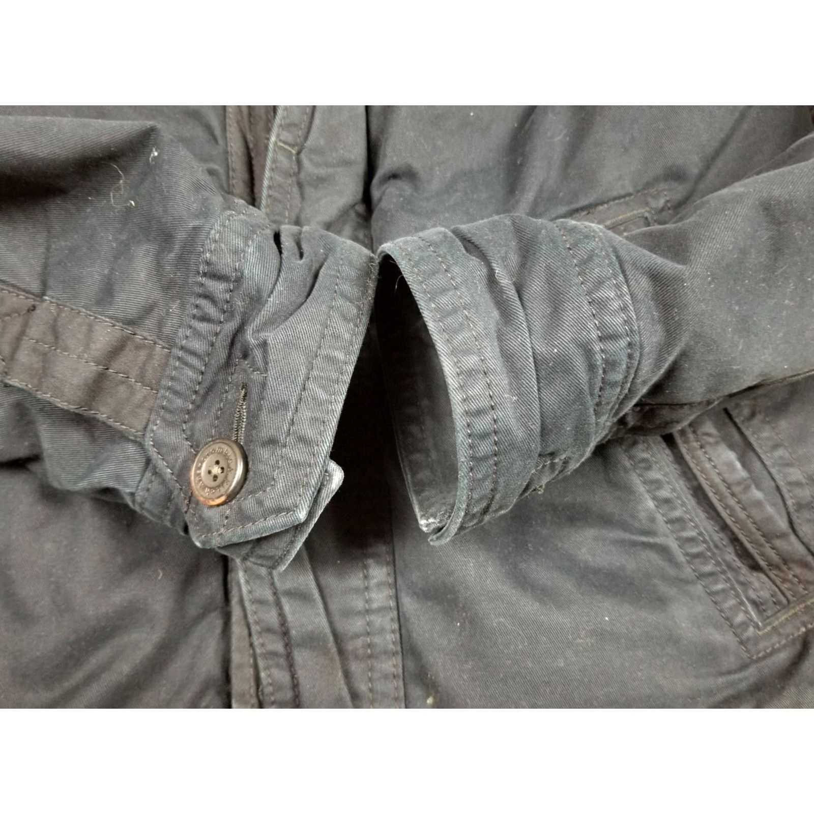 Abercrombie & Fitch VINTAGE Abercrombie & Fitch NAVY MILITARY STYLE JACKET SZ LARGE Men Jacket L Blue Striped Cotton Full Zip Vintage Size US L / EU 52-54 / 3 - 6 Thumbnail