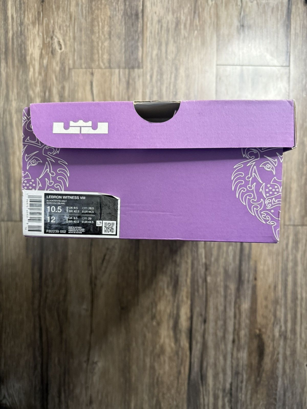 Nike Nike Lebron Witness 8 Black White Volt FB2239-002 Size 10.5 Size US 10.5 / EU 43-44 - 9 Thumbnail