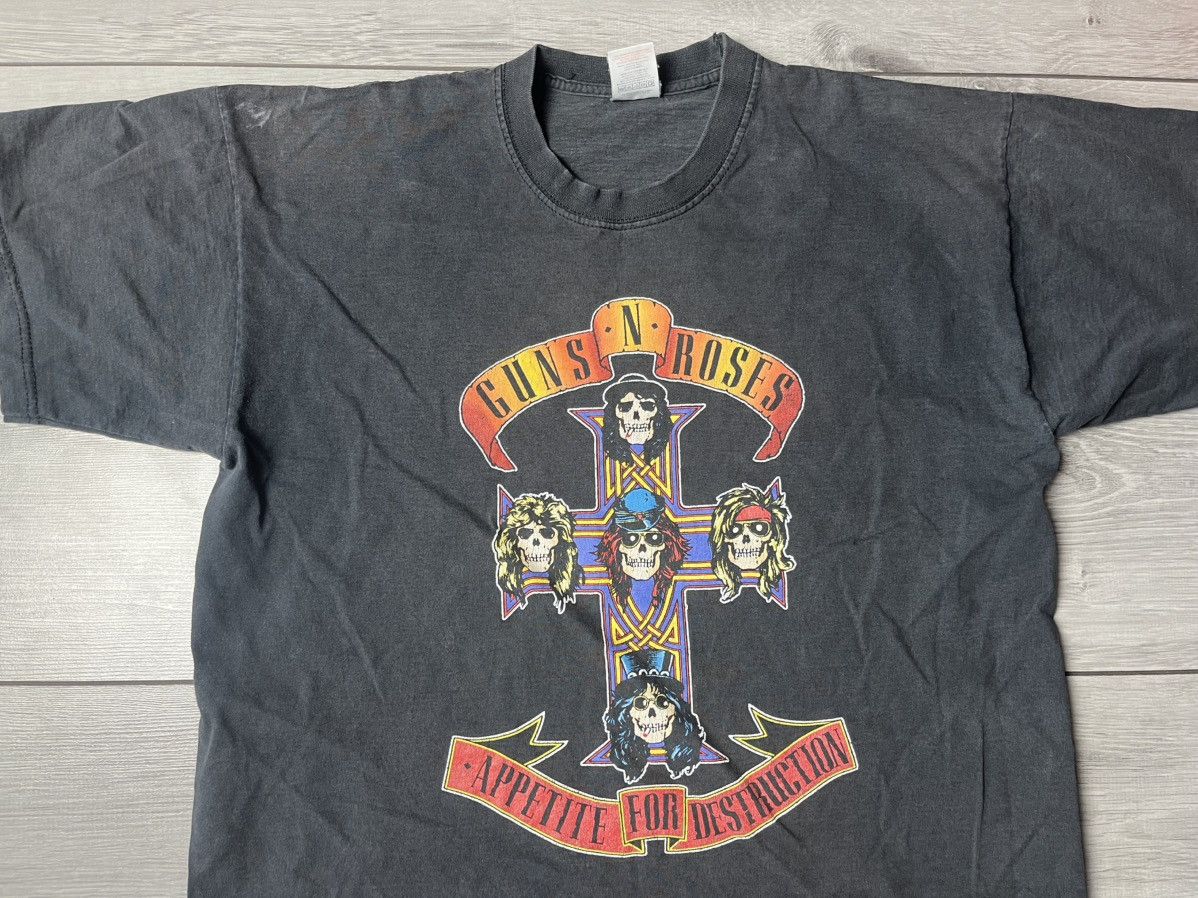 Guns N' Roses Guns N Roses Tshirt Appetite for Destruction y2k size Large Size US L / EU 52-54 / 3 - 3 Thumbnail