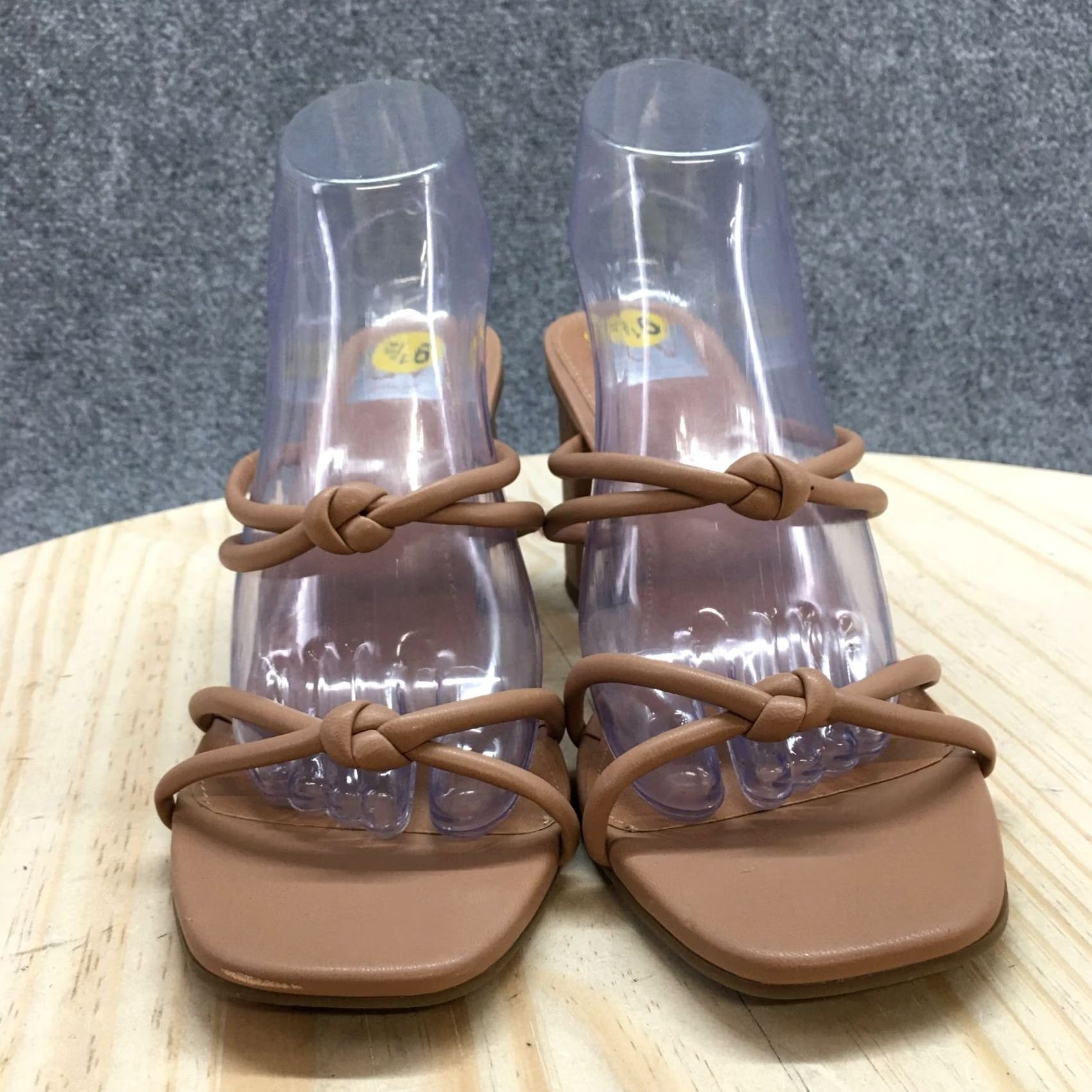 Dolce Vita Dolce Vita Sandals Womens Holmes Slide Brown Faux Leather Slip On Block NEW Size US 10 / IT 40 - 4 Thumbnail