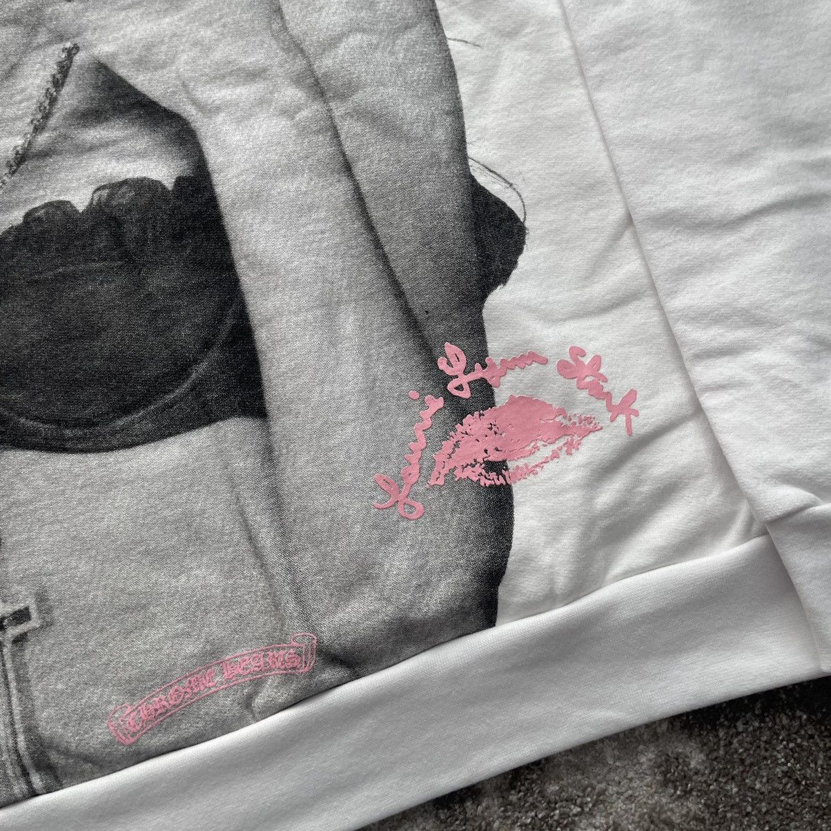 Chrome Hearts Chrome Hearts Laurie Lynn Stark “Love You” White Pink Hoodie Size M / US 6-8 / IT 42-44 - 4 Thumbnail