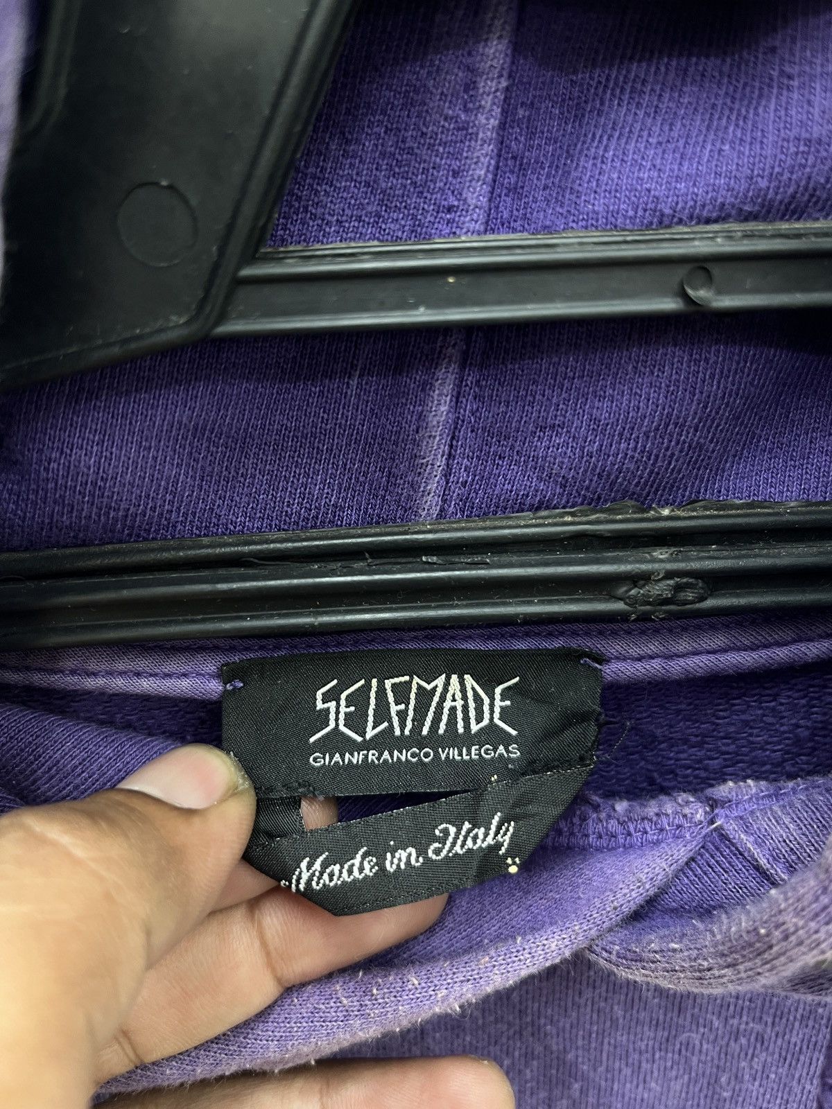 Vintage 🔥🔥🔥STEALS SELF MADE DISTRESSED HOODIE Size US M / EU 48-50 / 2 - 7 Thumbnail